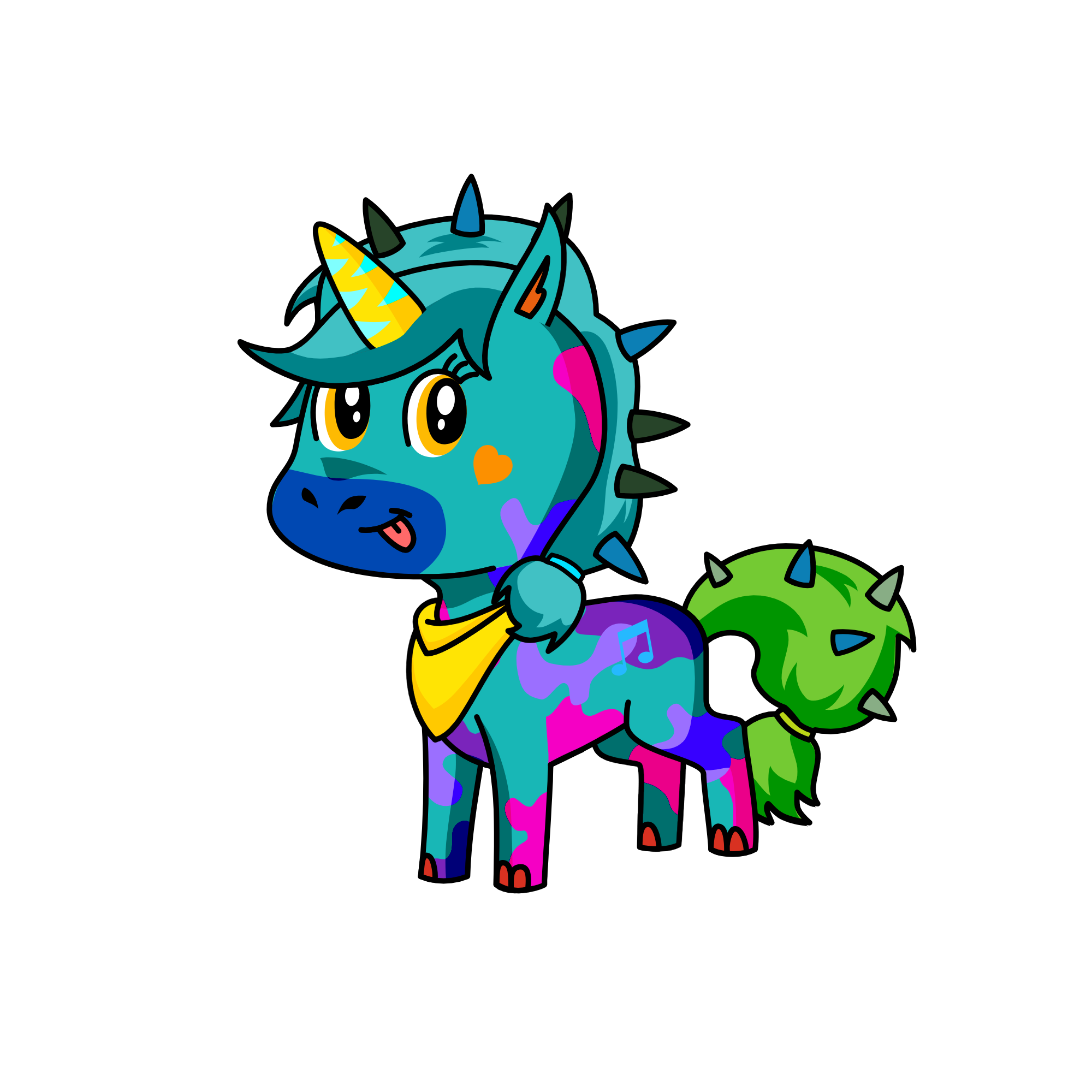 Music, the unicorn