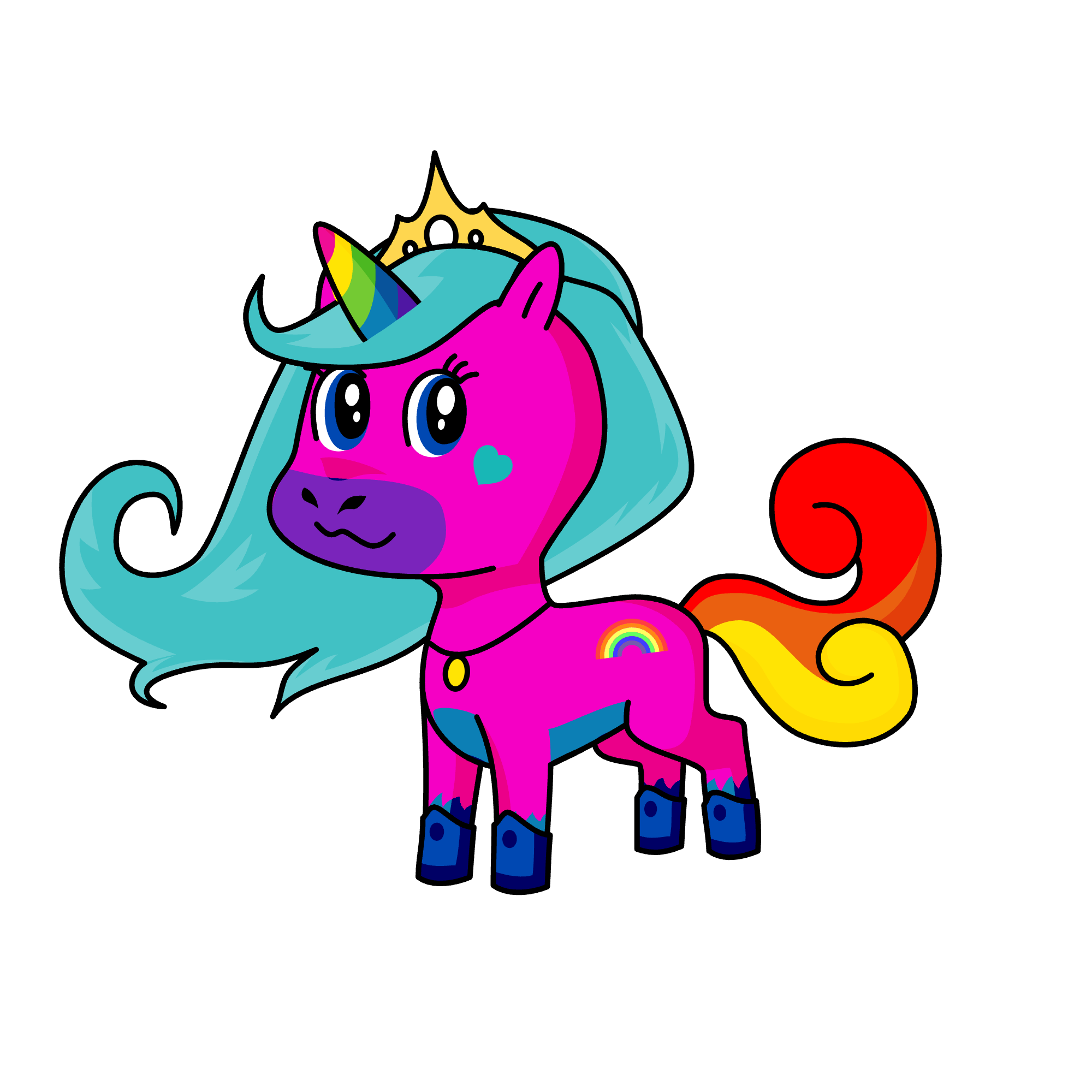 Cloud cute, the unicorn