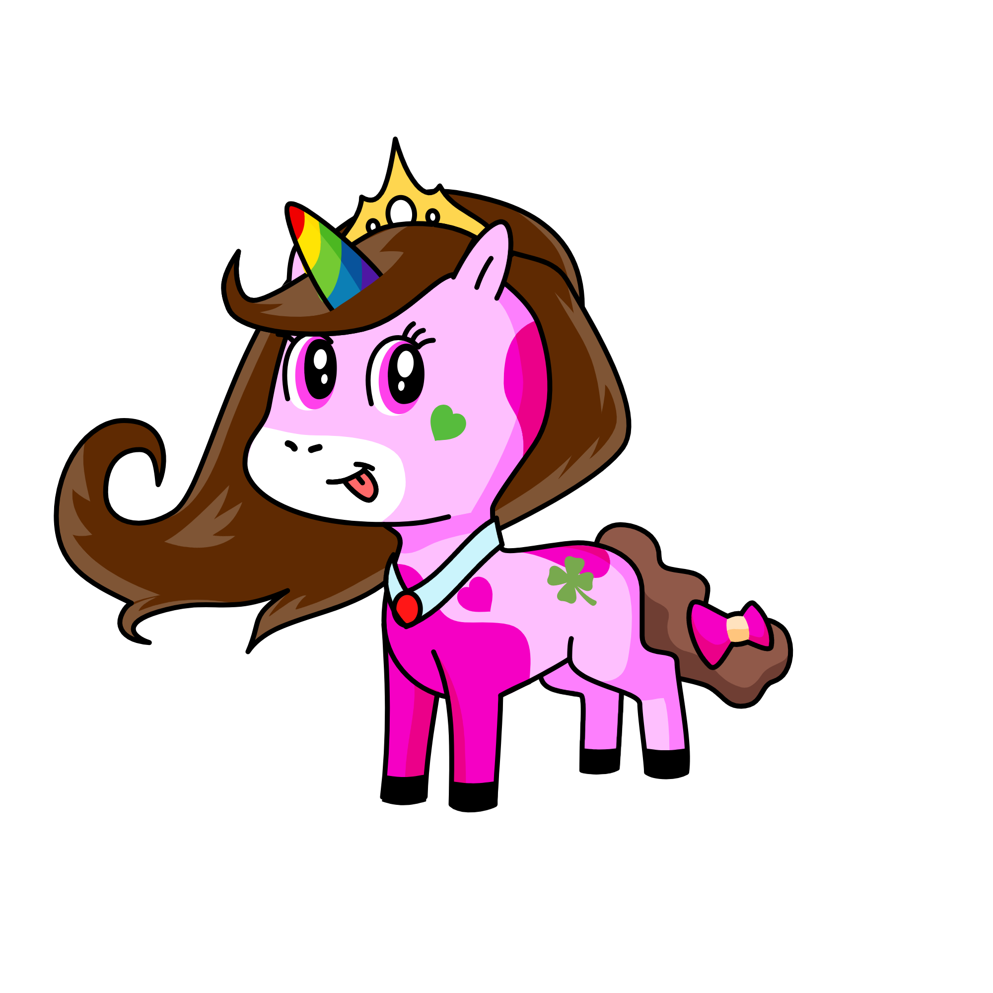 แดะ, the unicorn