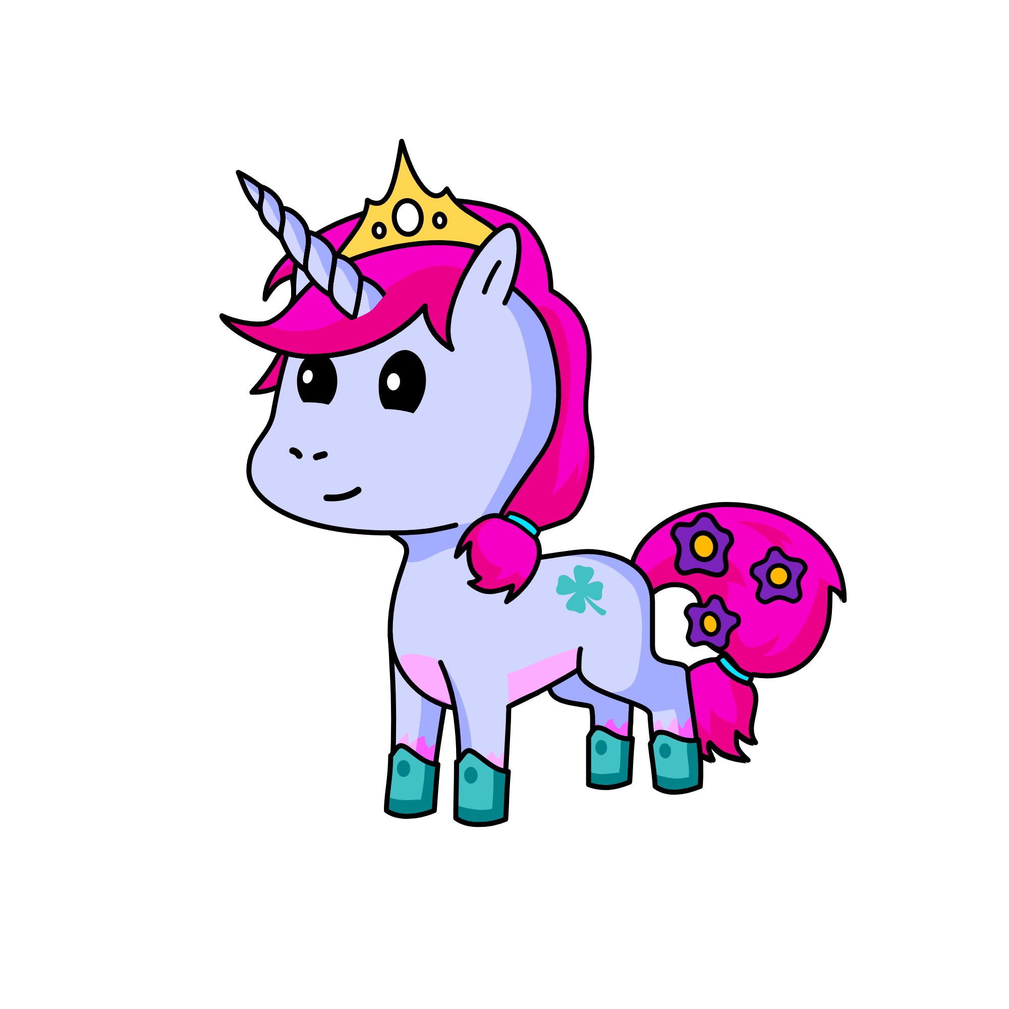 cornflower, the unicorn