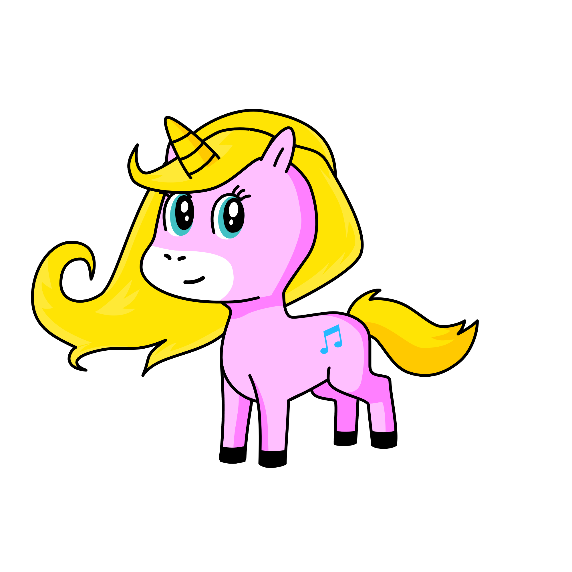 Naphtaline, the unicorn
