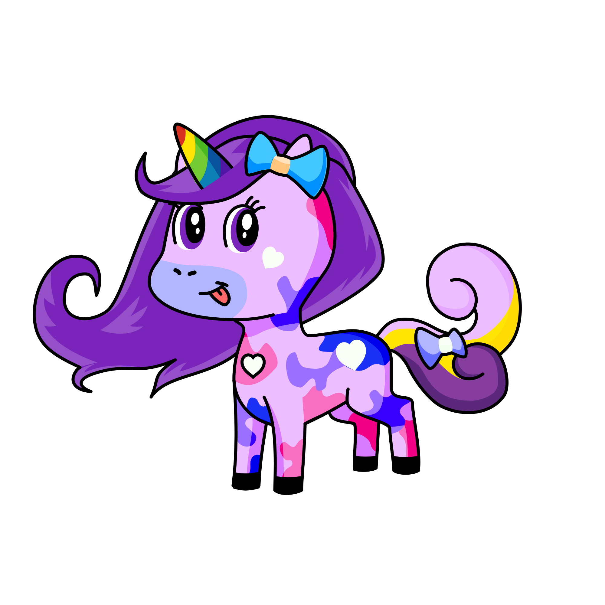 PurpleLicious, the unicorn