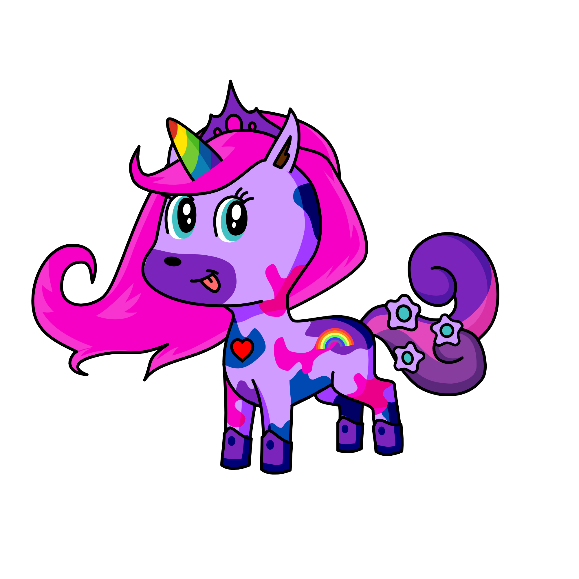 Pinkalishis, the unicorn