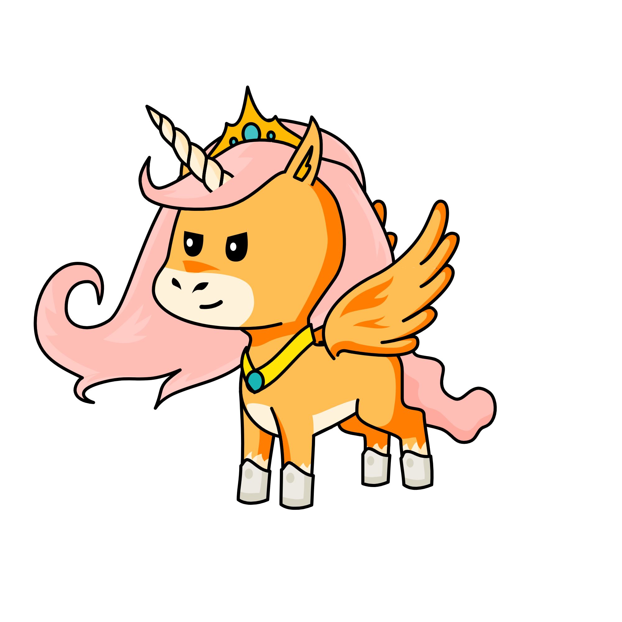 Princess Peach, the unicorn