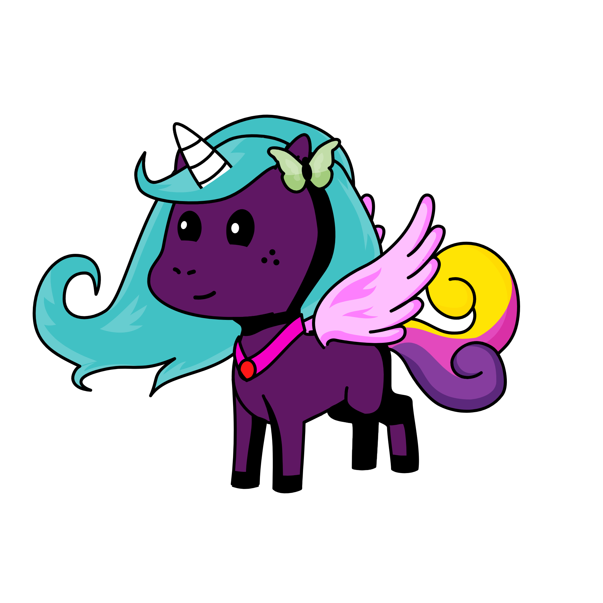 jade, the unicorn