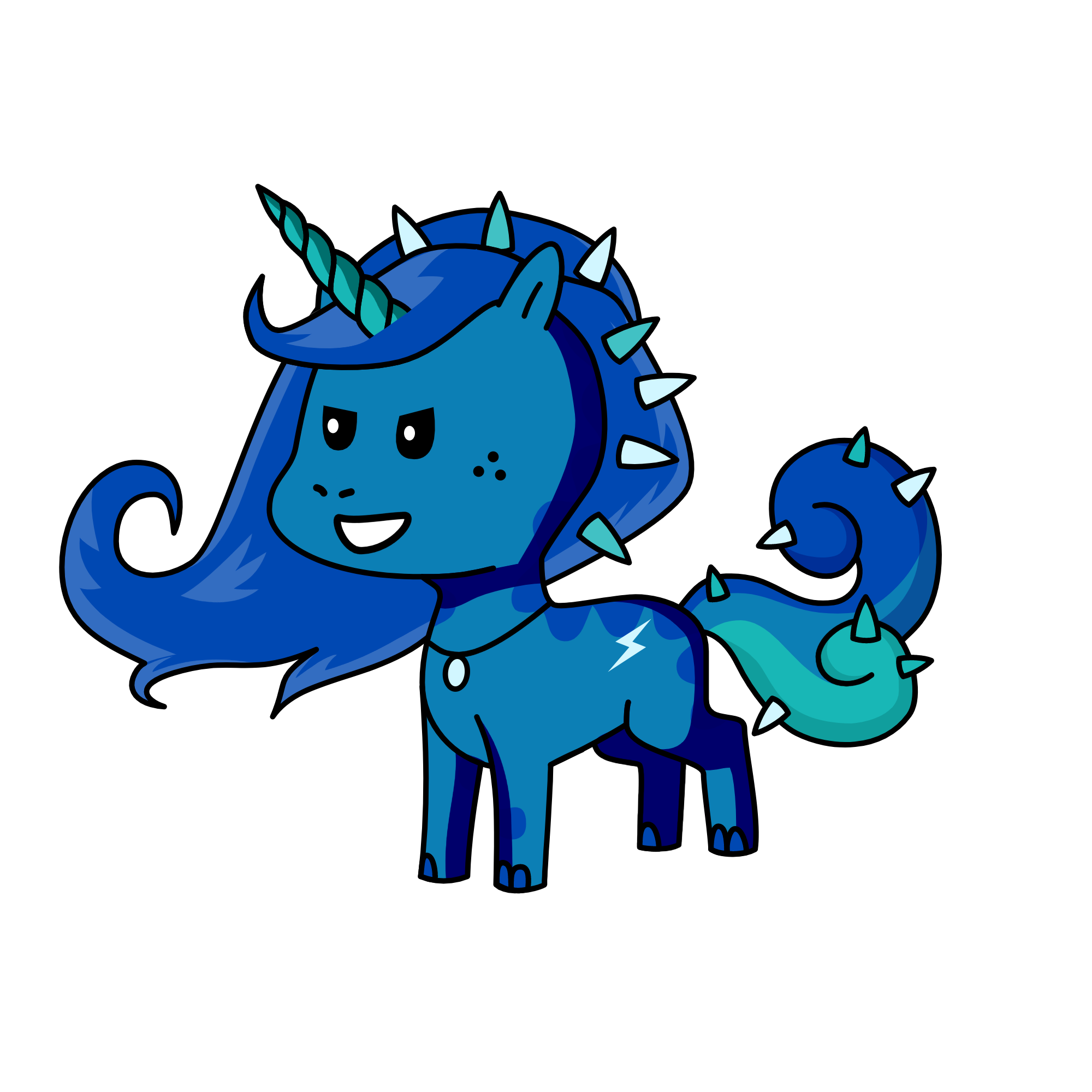 Glacier, the unicorn