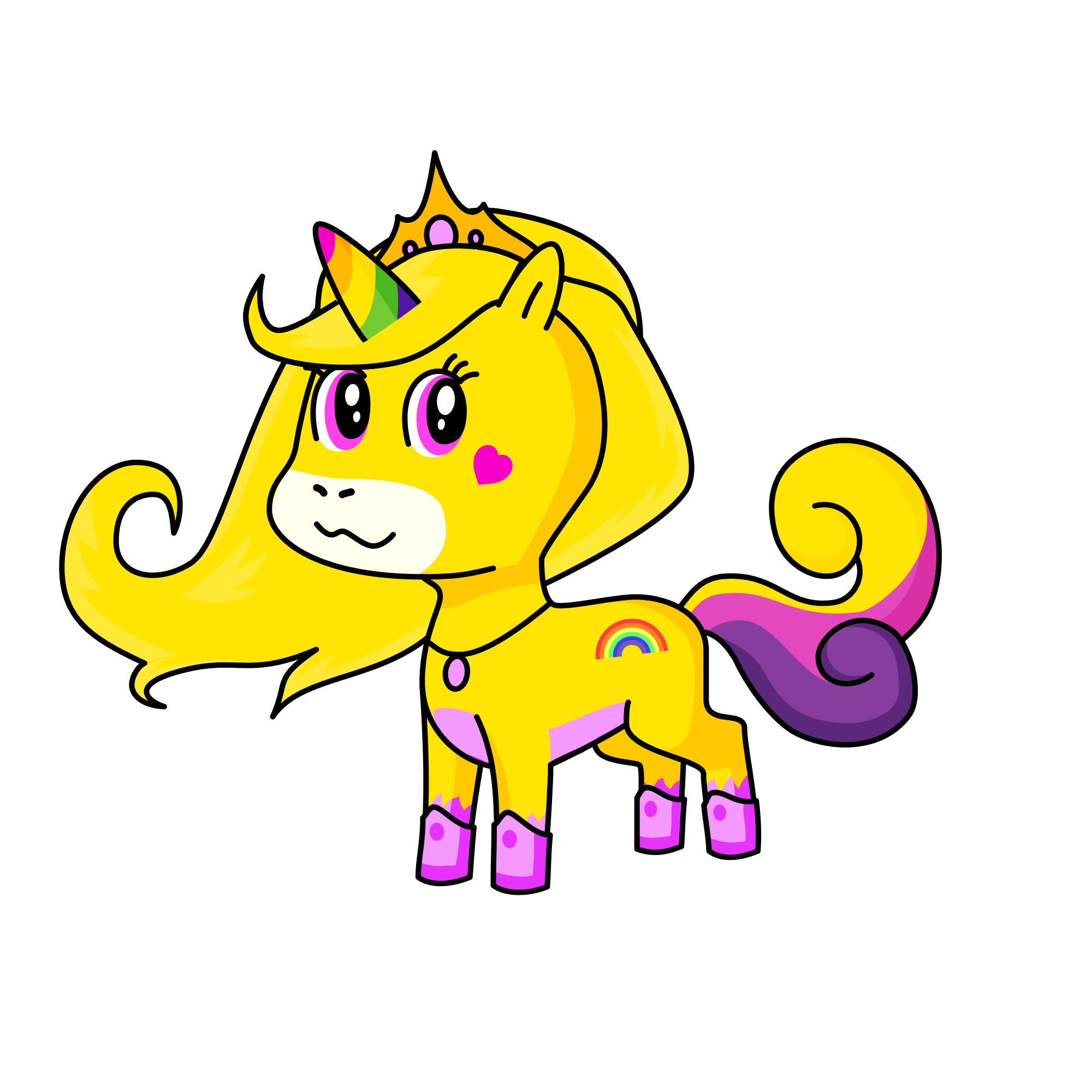 Little Avery, the unicorn