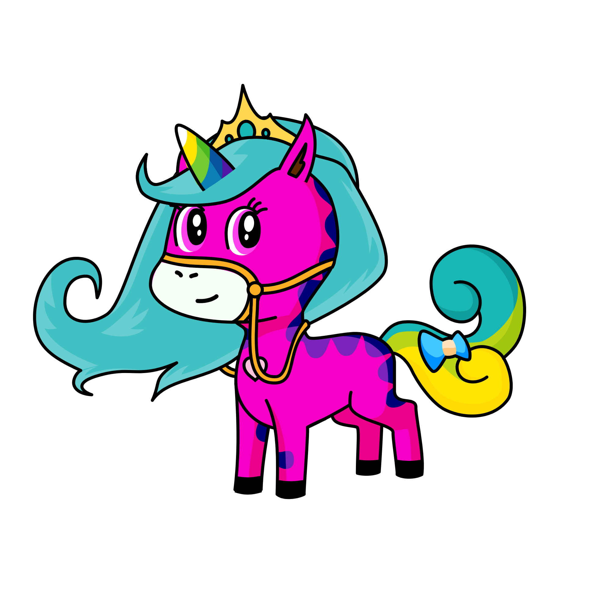 Rainbow Unicorn , the unicorn