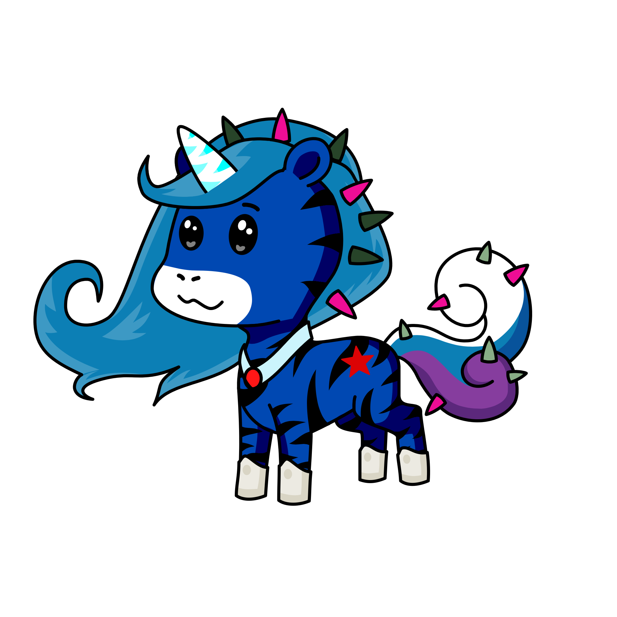 Night Unicorn, the unicorn