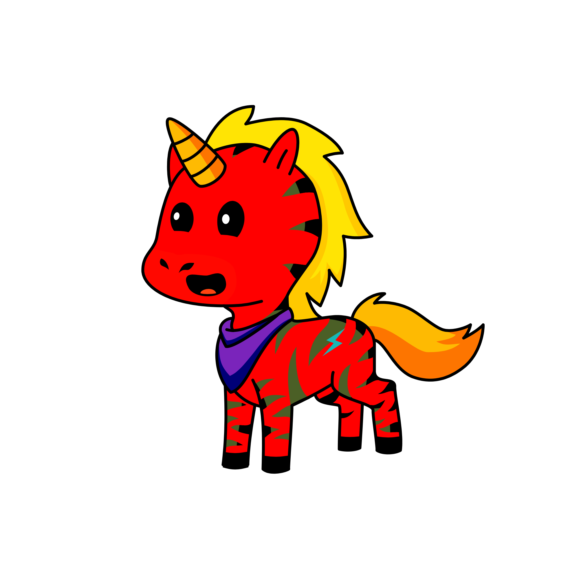 Couboy Unicorn, the unicorn