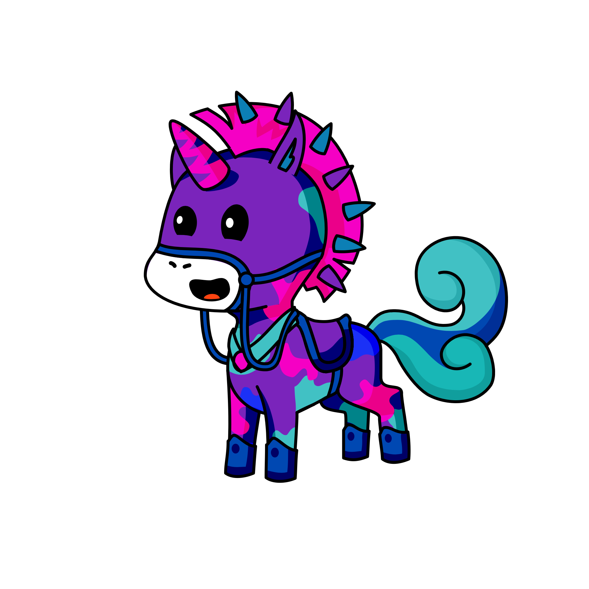 Galaxy unicorns, the unicorn