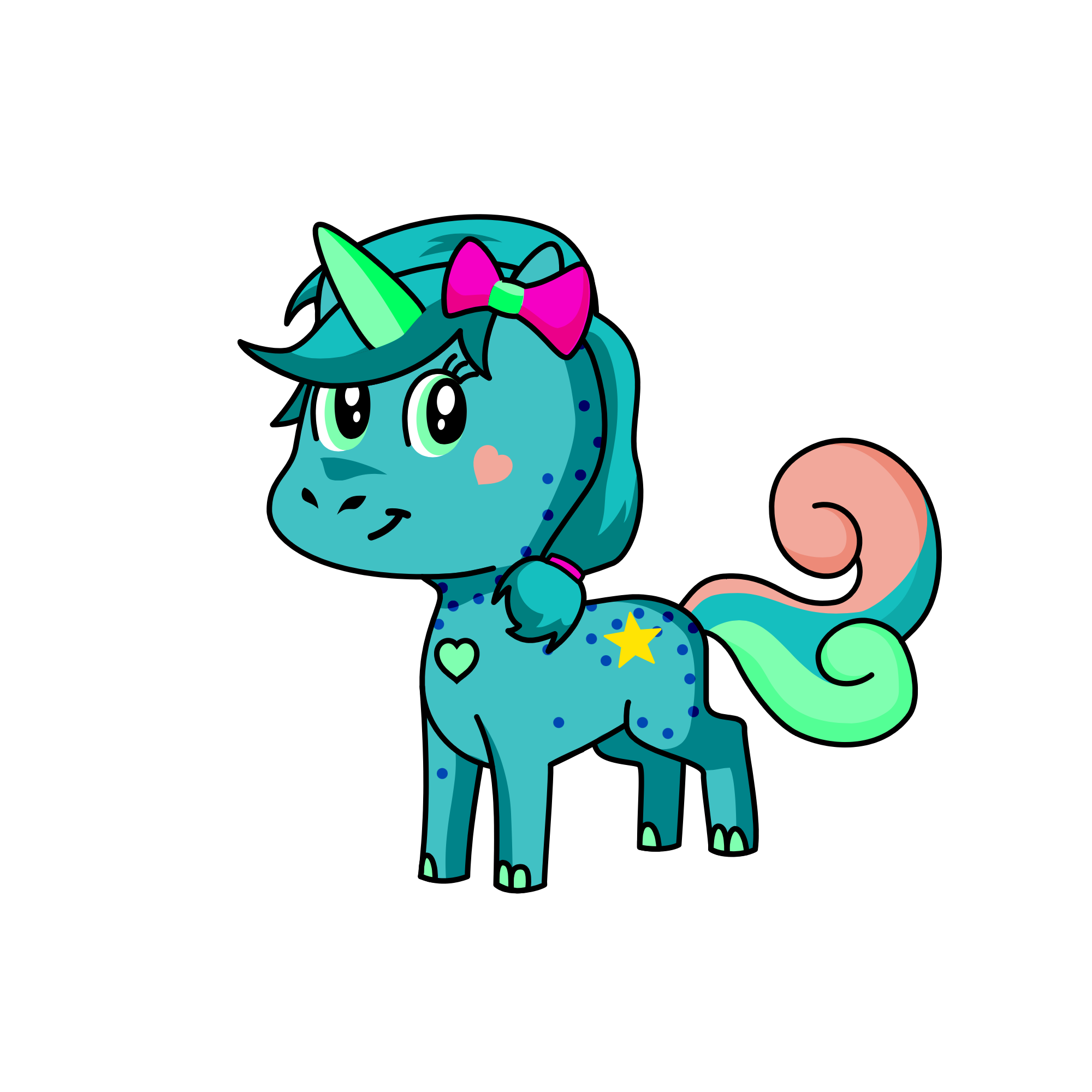 Ice unicorn , the unicorn