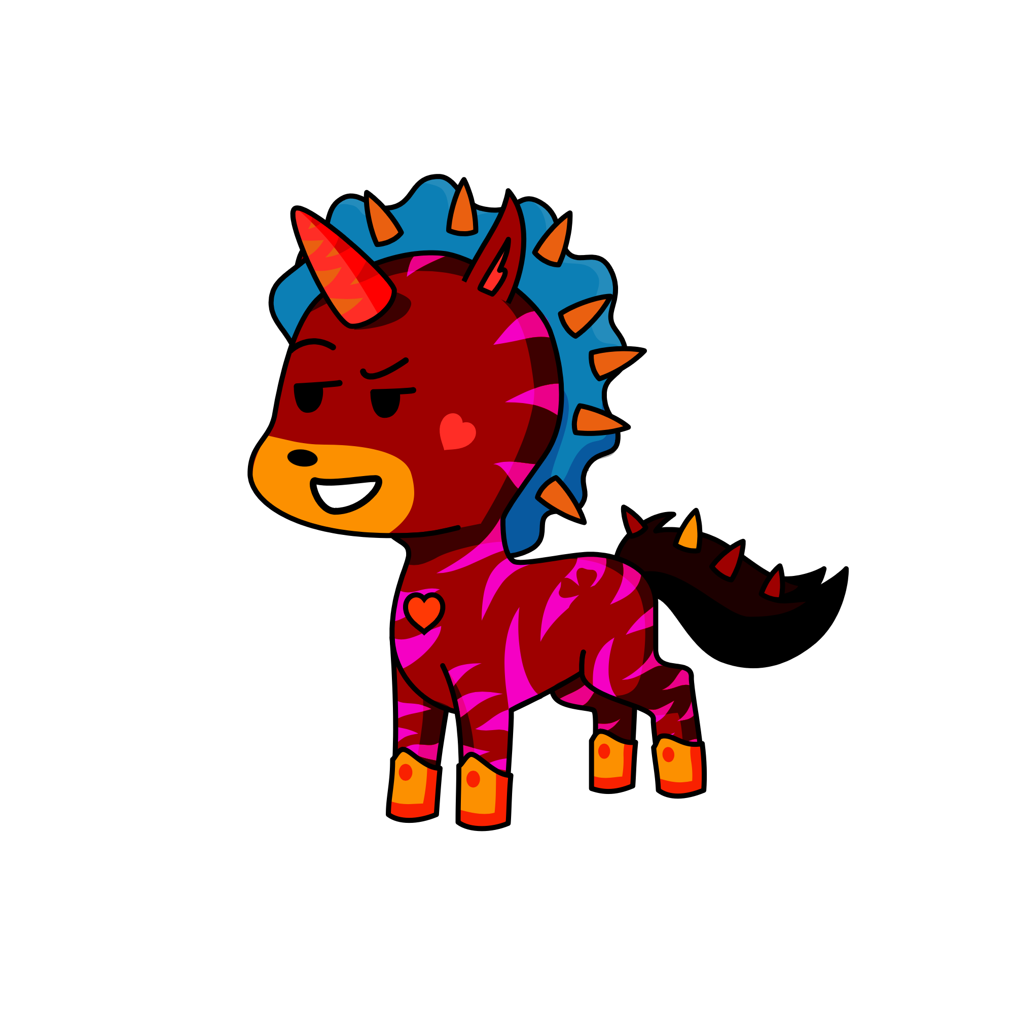 Fire Unicorn of Marco and Jacob, the unicorn