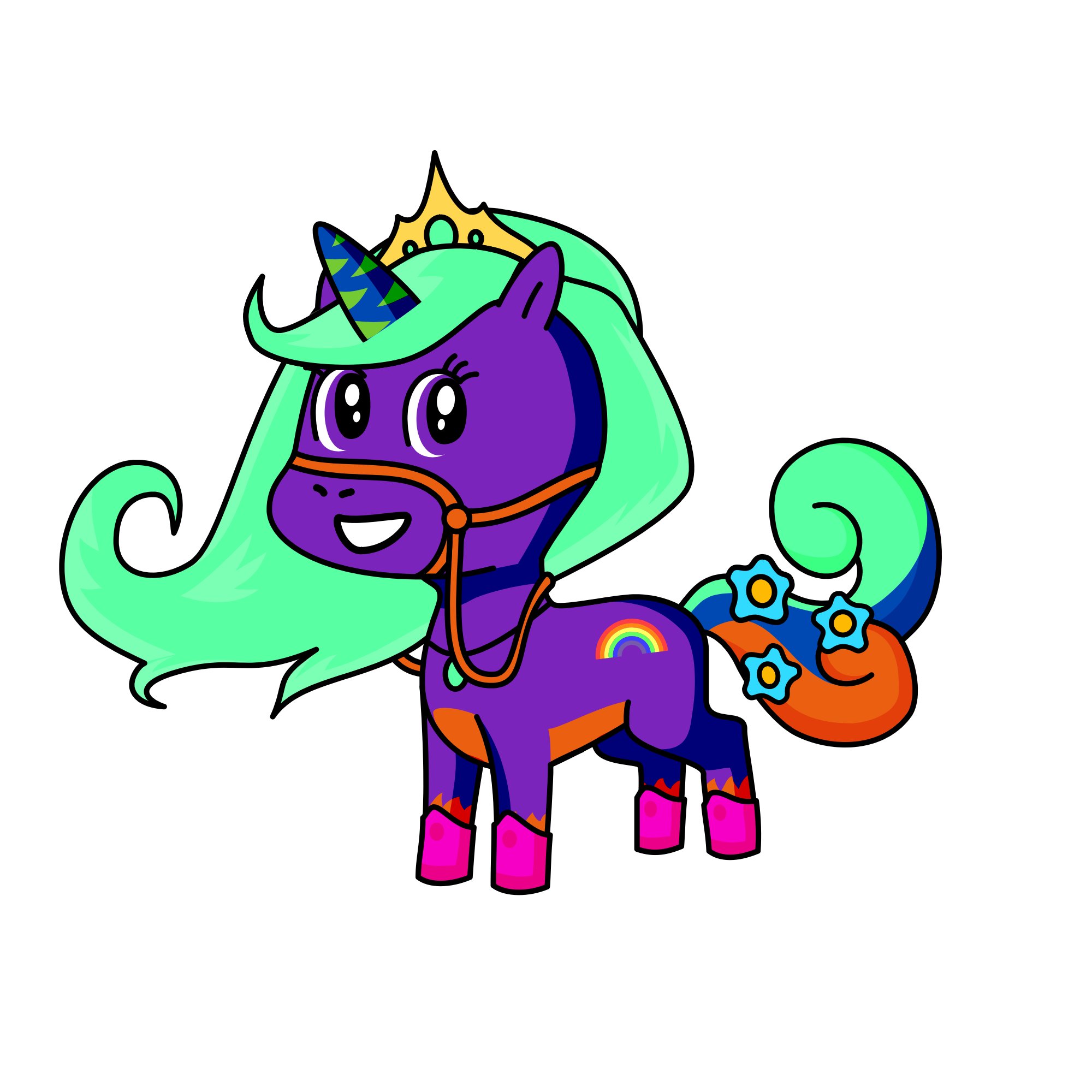 The sun rise unicorn, the unicorn