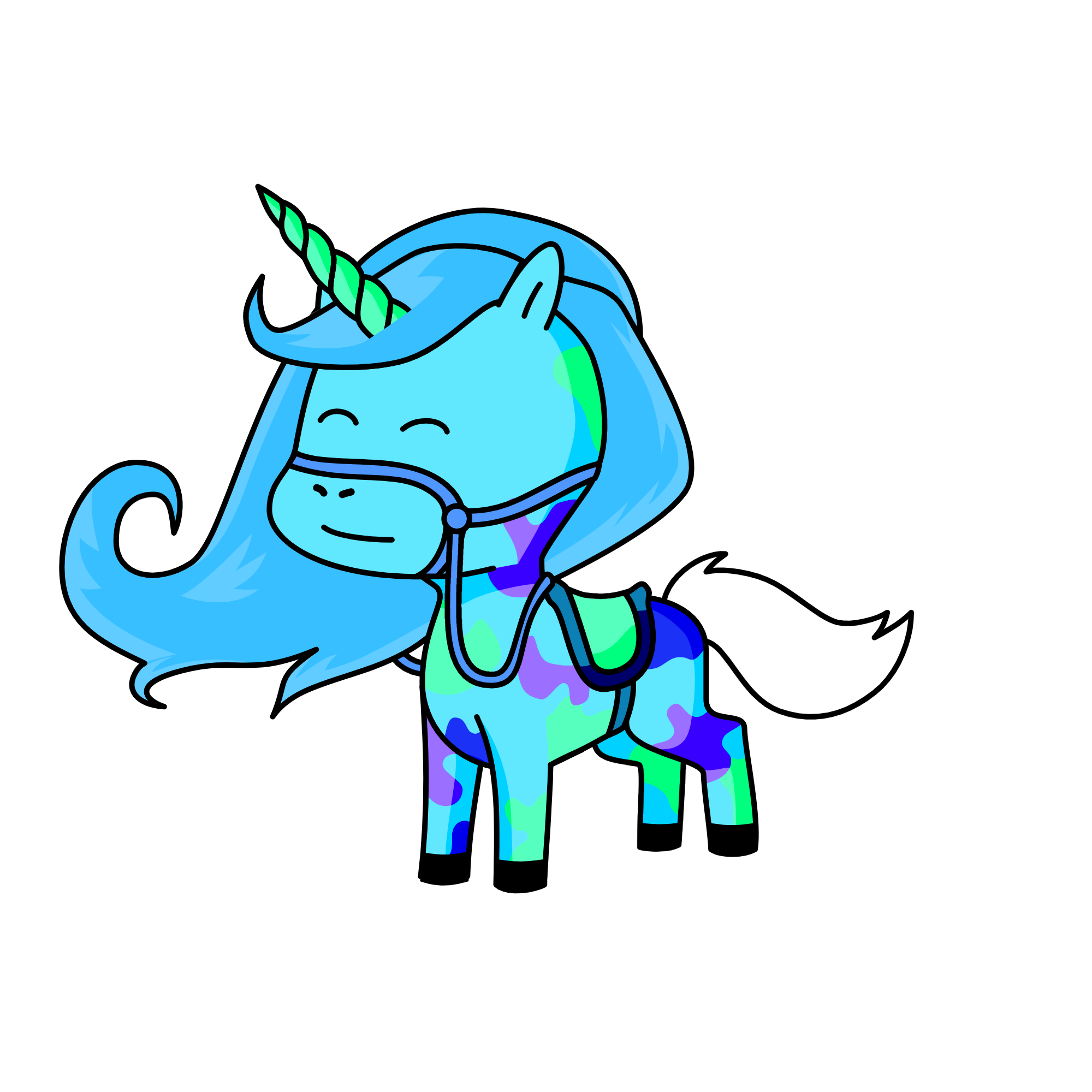 Aqua, the unicorn
