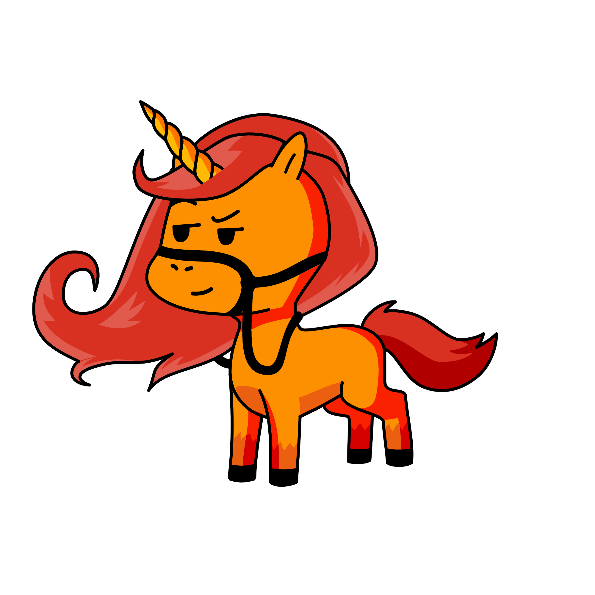 Cinder, the unicorn