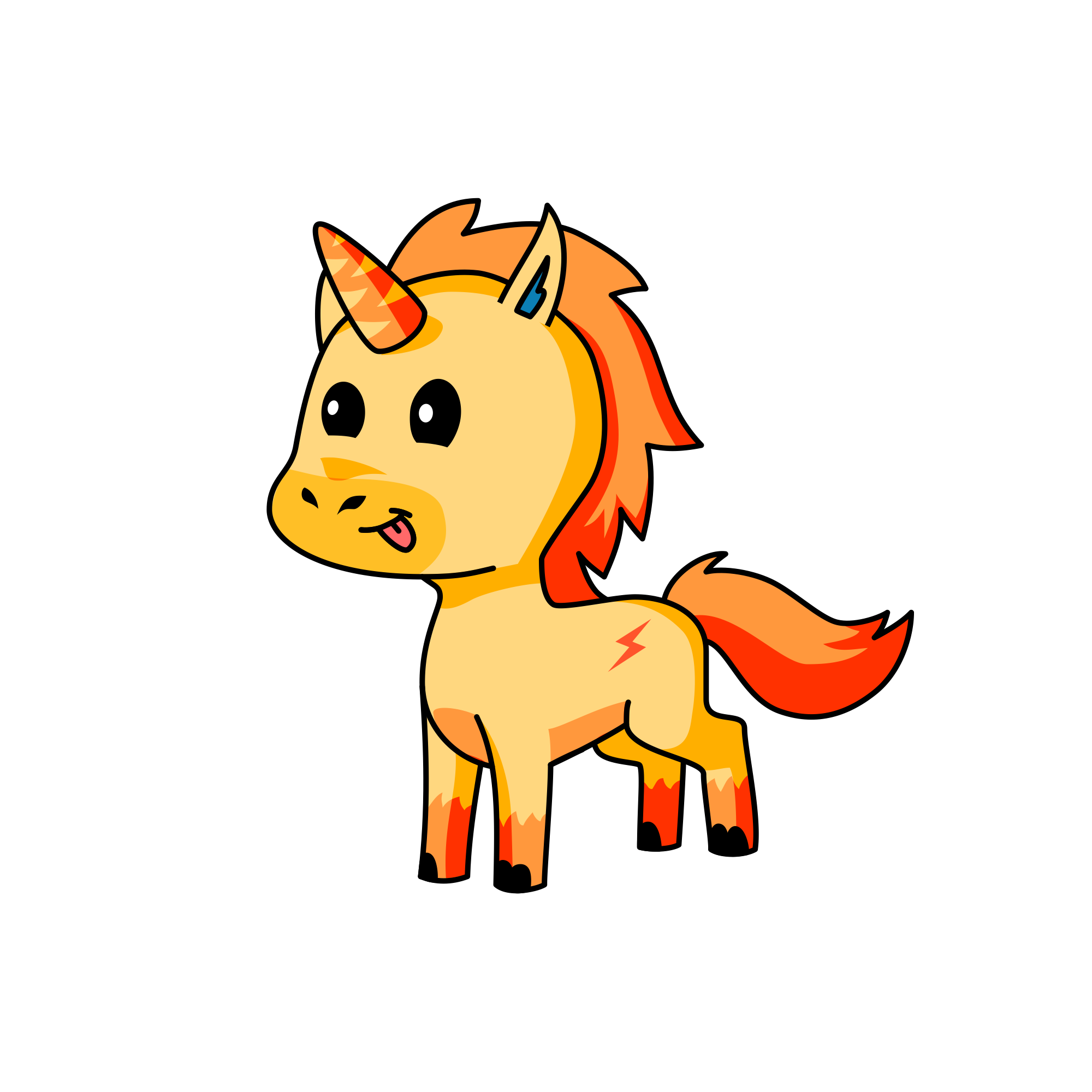 Fire 🔥 , the unicorn