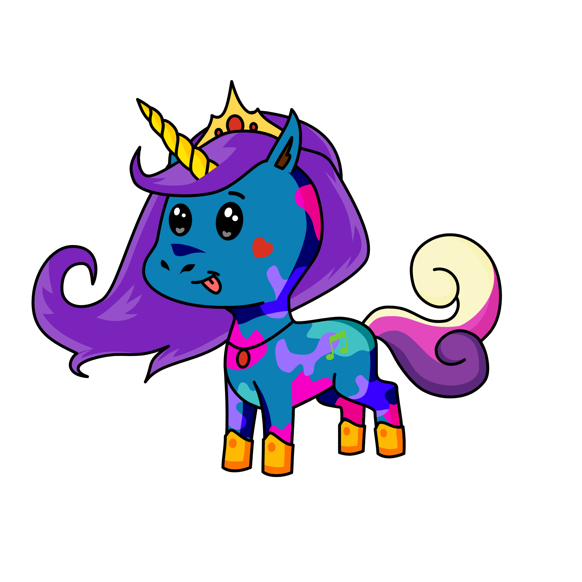 Prinsses, the unicorn
