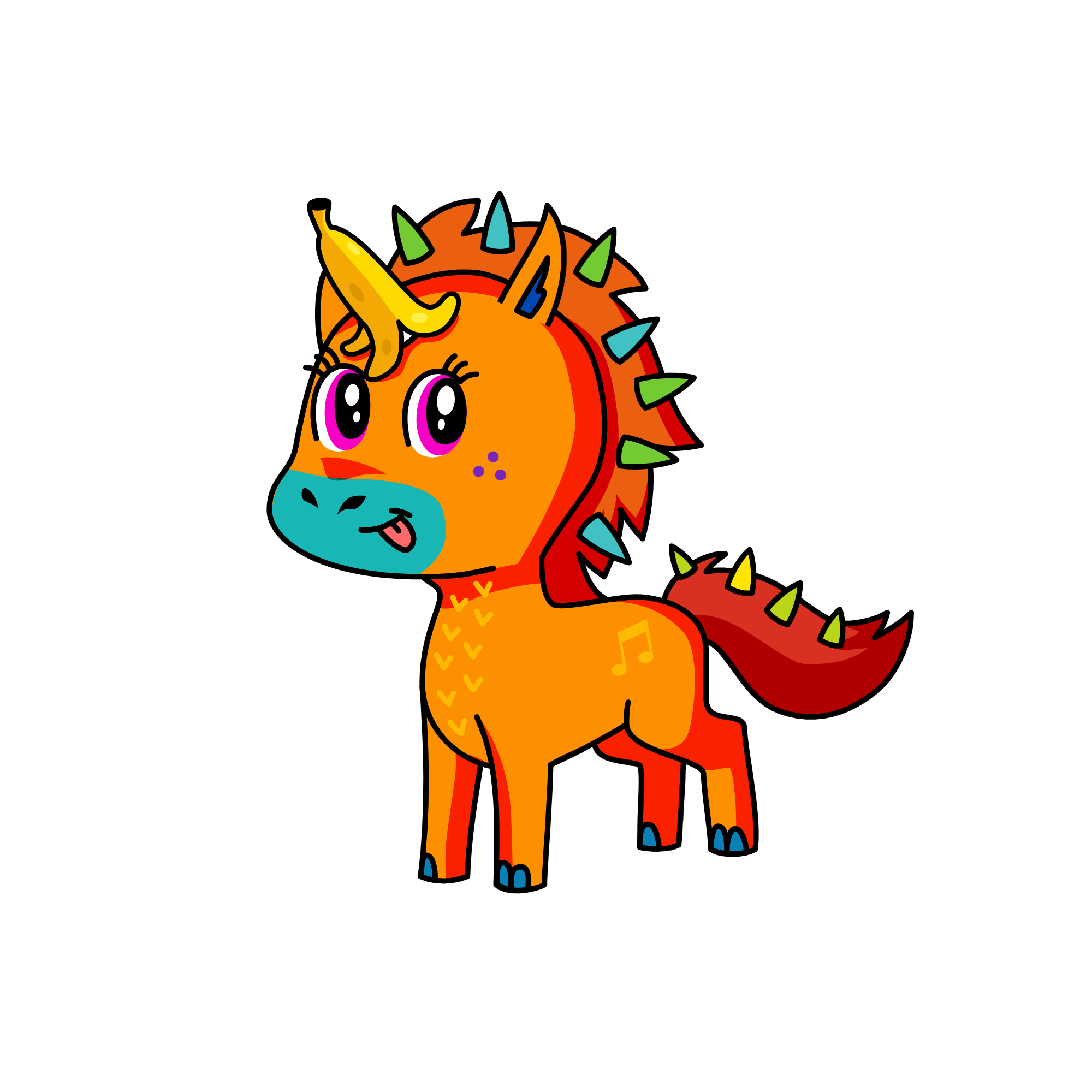 note, the unicorn