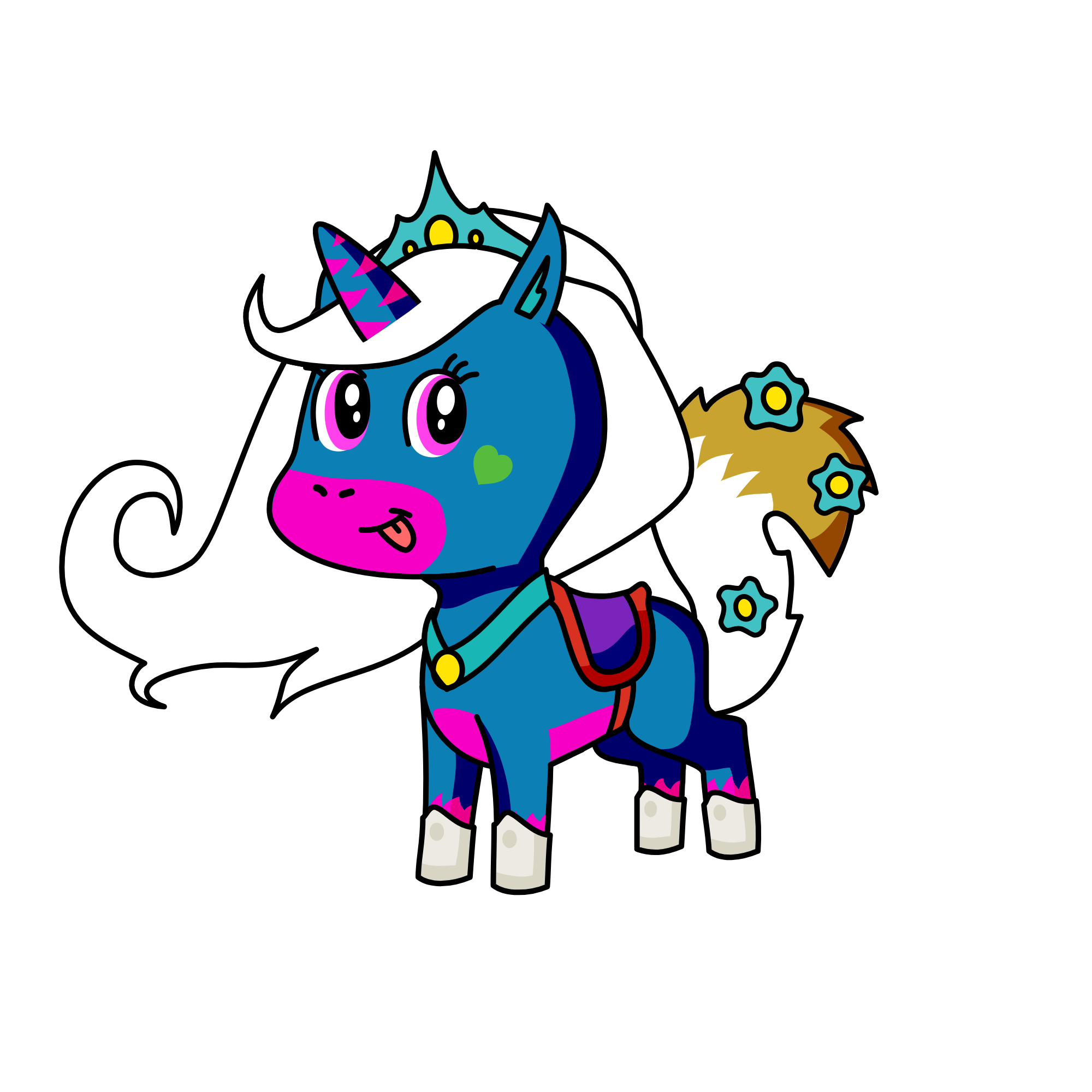 rainbow, the unicorn