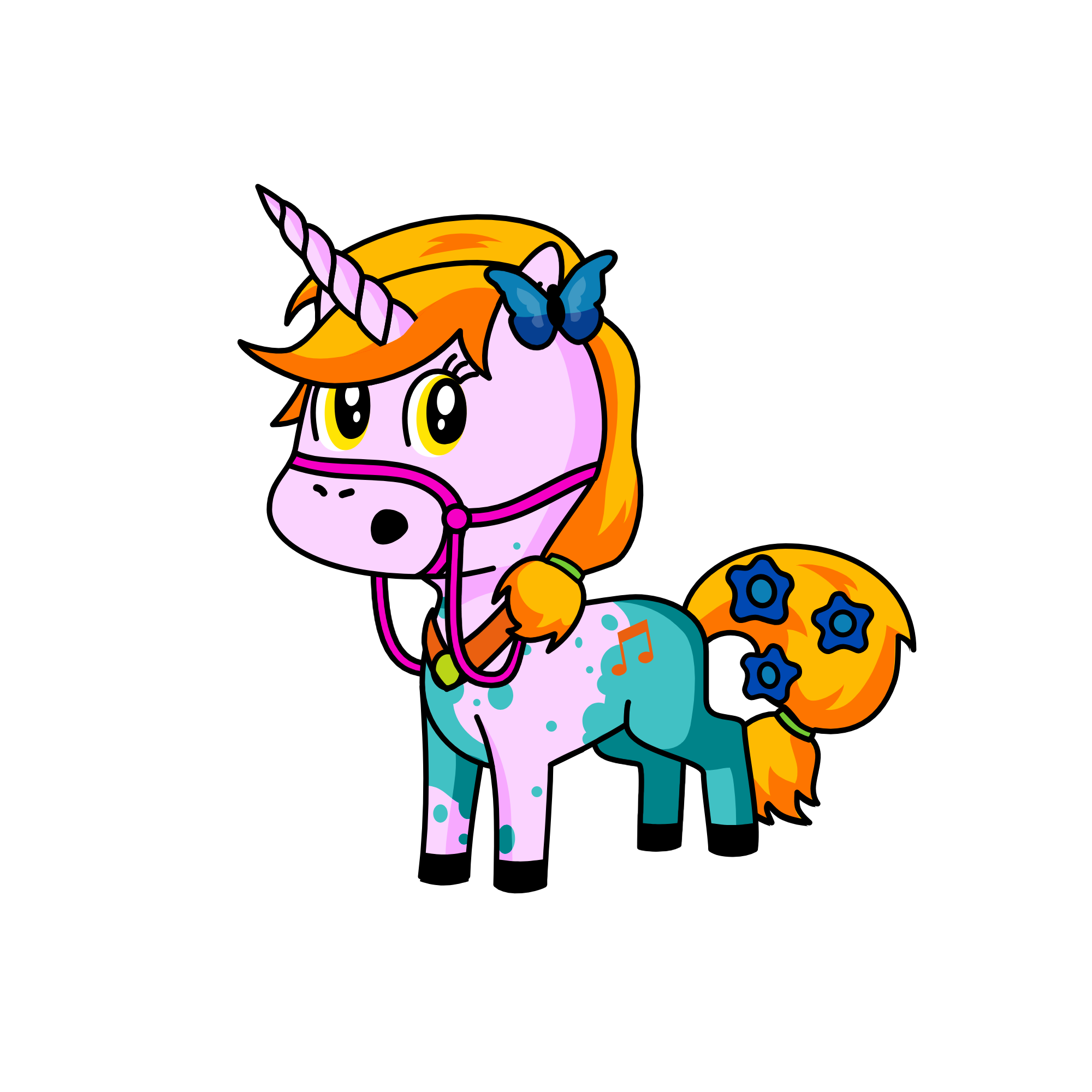 Golden honeycrisp, the unicorn