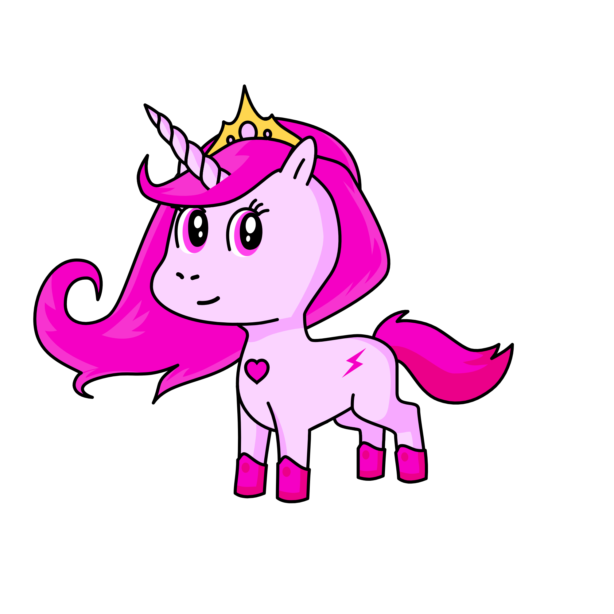 Bubblegum, the unicorn