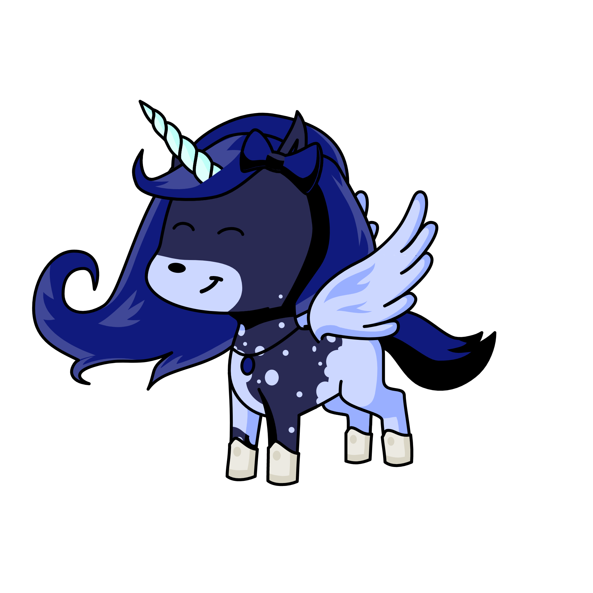 Black Night, the unicorn