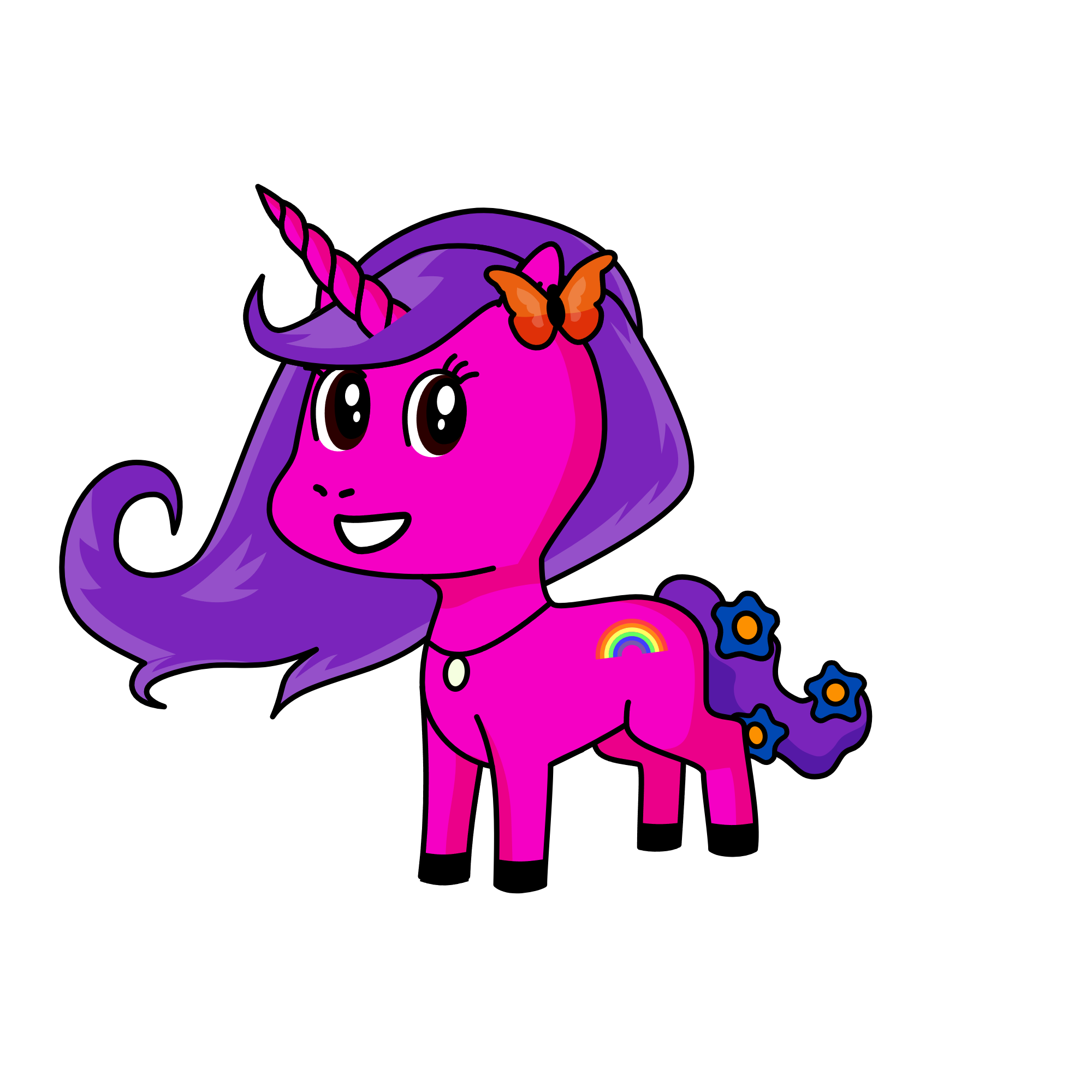 Little Rose, the unicorn