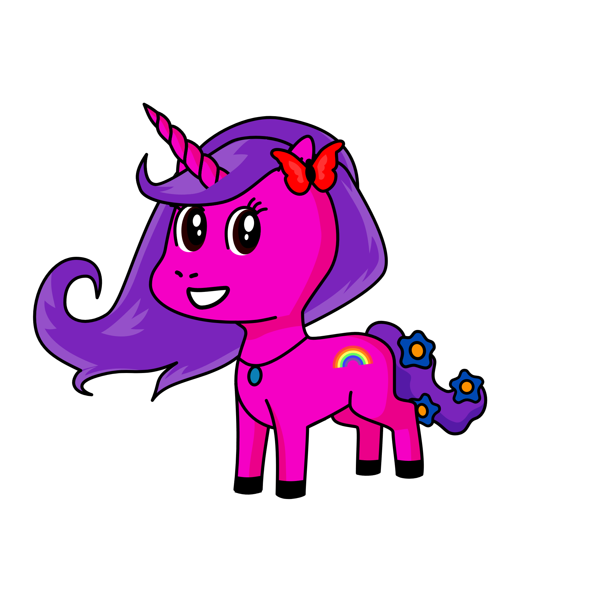Little Rose, the unicorn