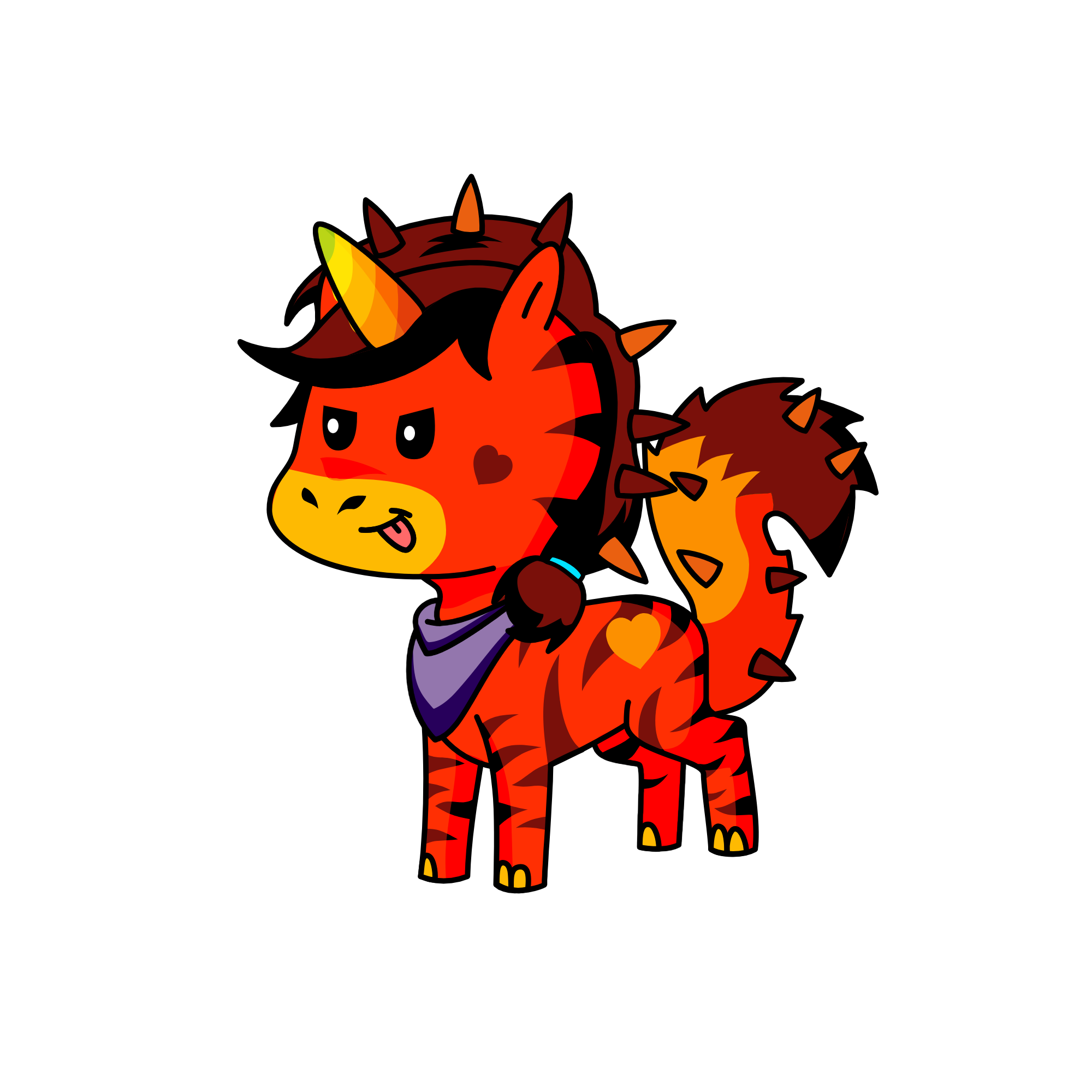 b day devil, the unicorn