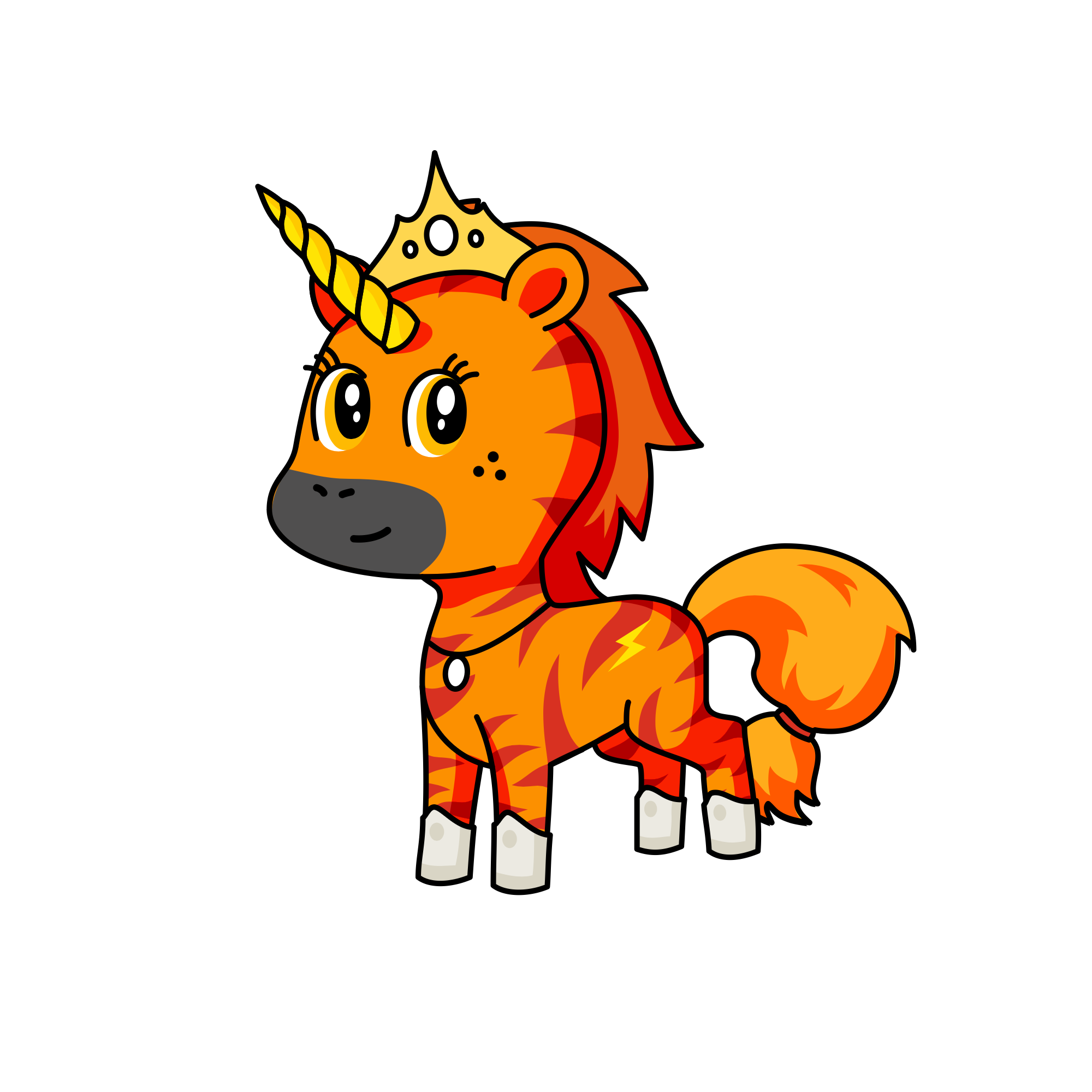 Luni, the unicorn