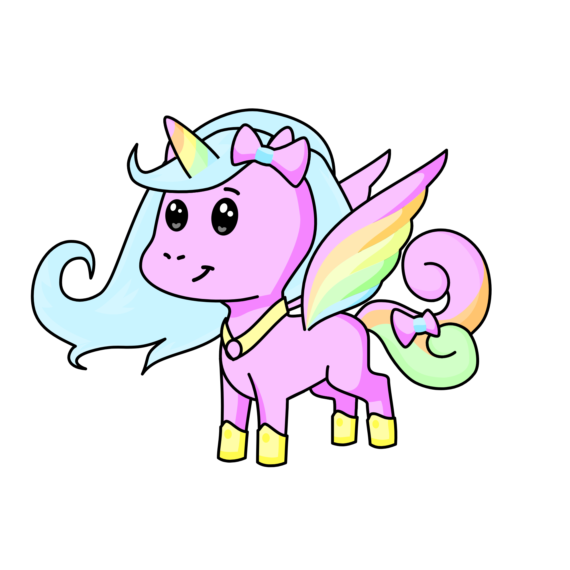 Princess Rainbow, the unicorn