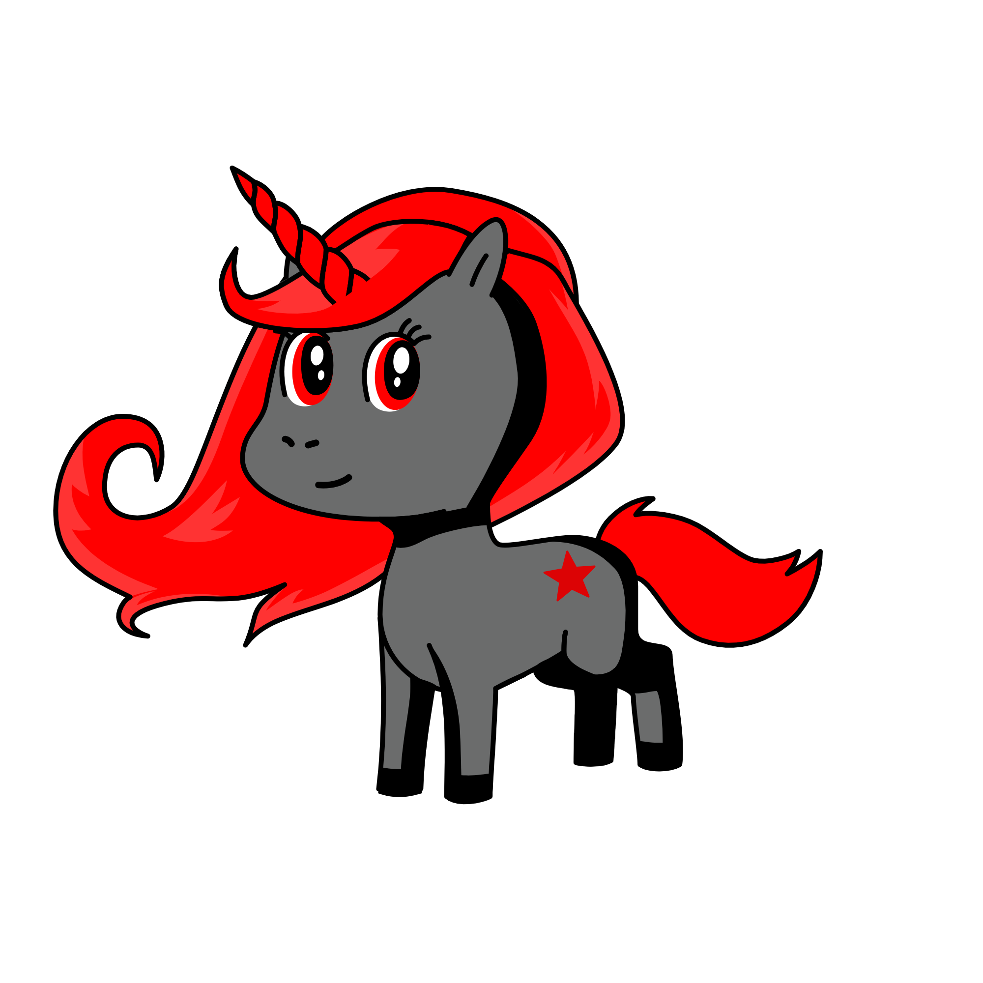 moodyunicorntwin, the unicorn