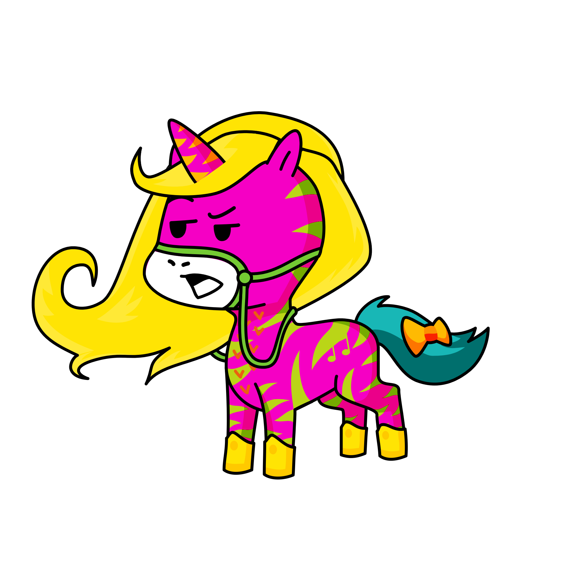Sunny here too , the unicorn