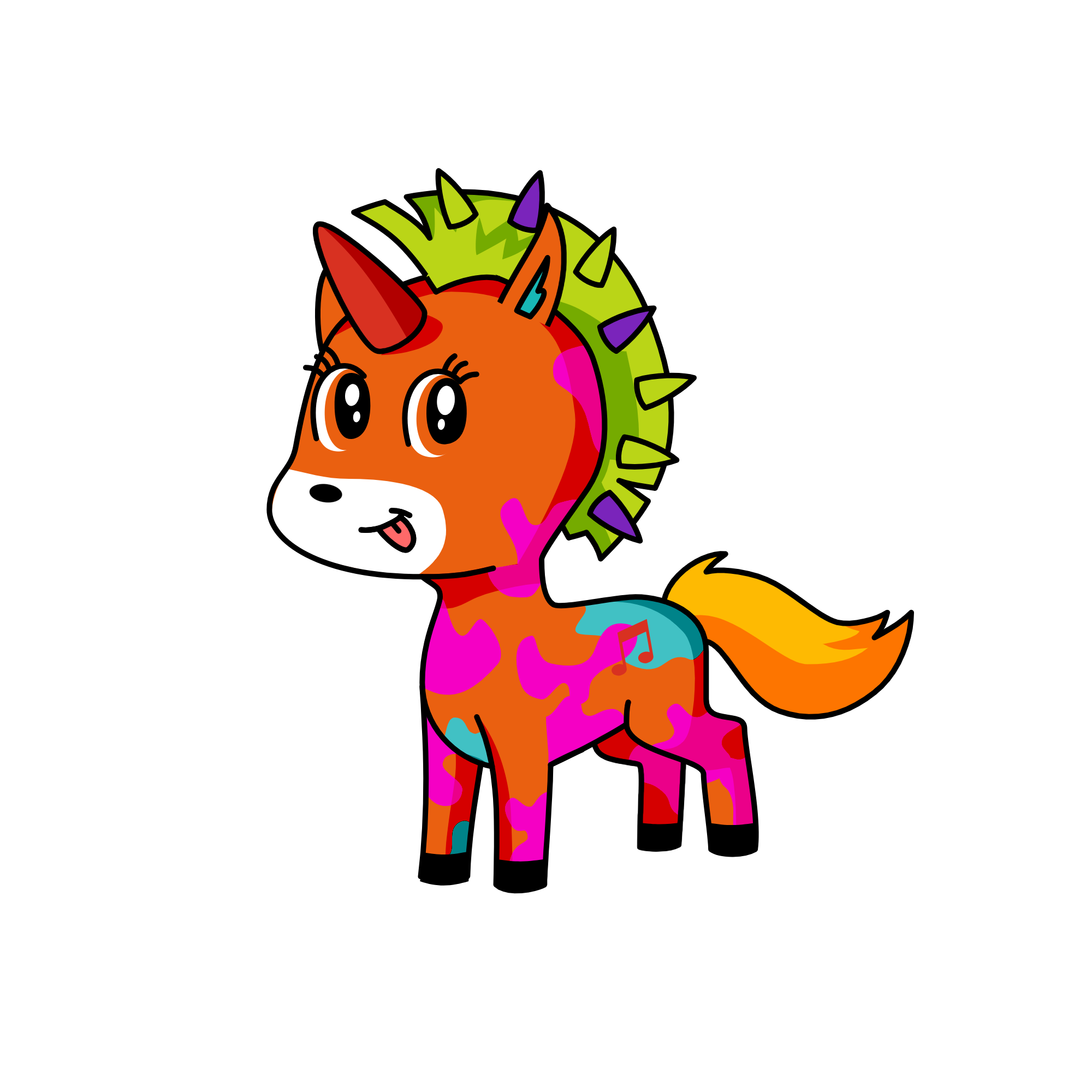 Music Unicorn, the unicorn