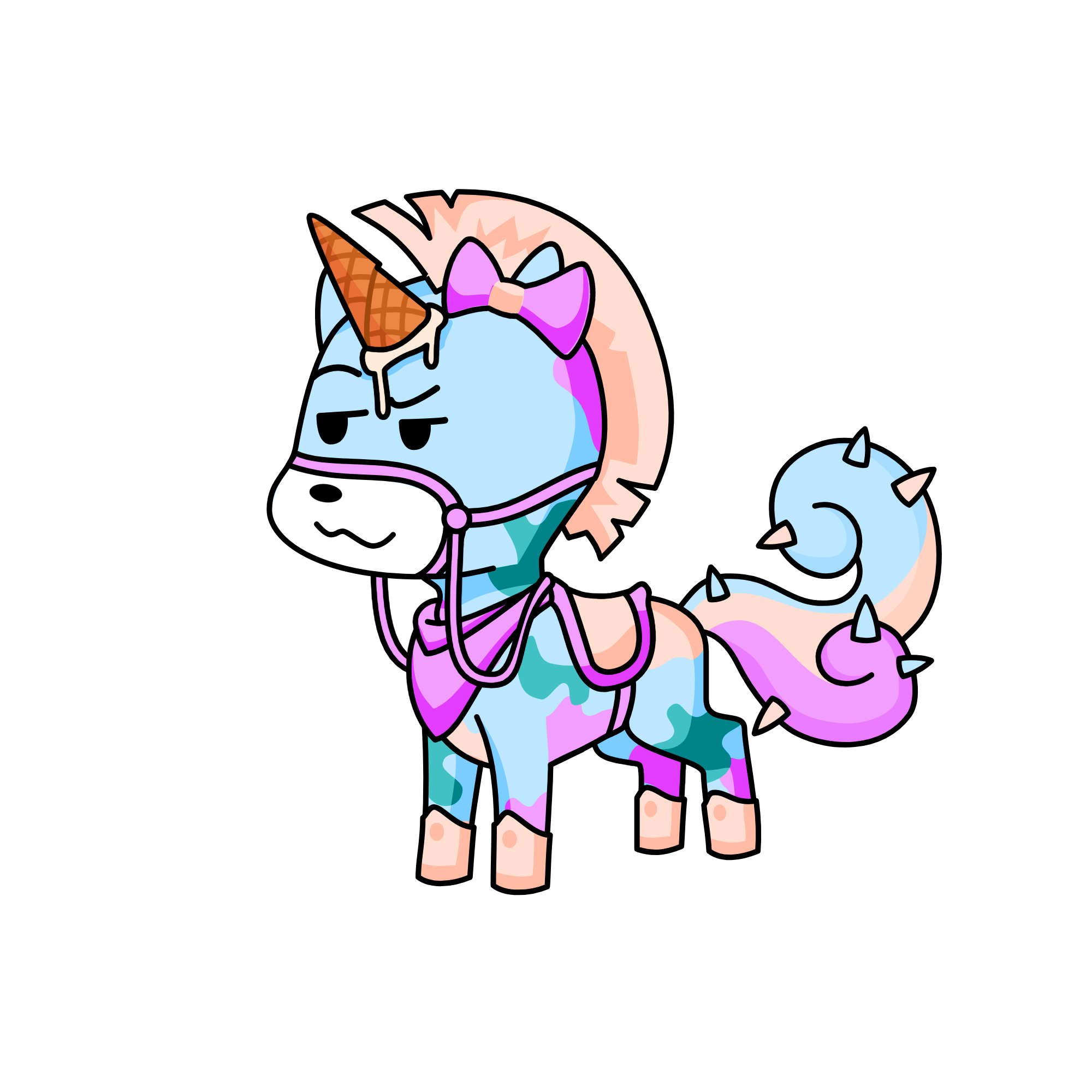 ⊙▽⊙, the unicorn