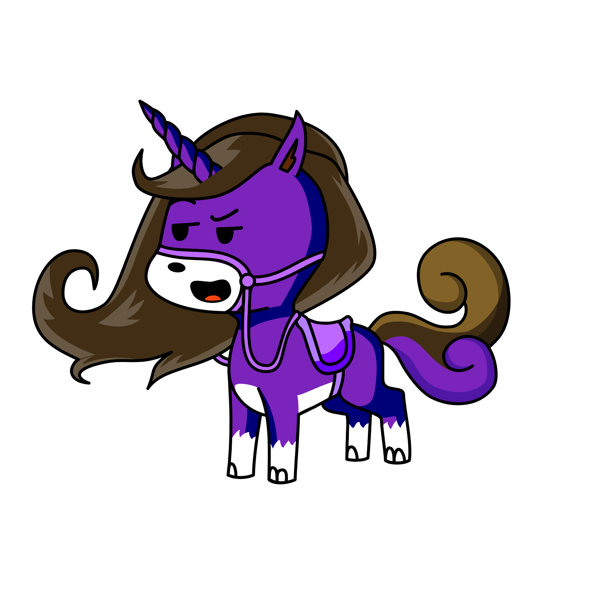 purplecorn, the unicorn