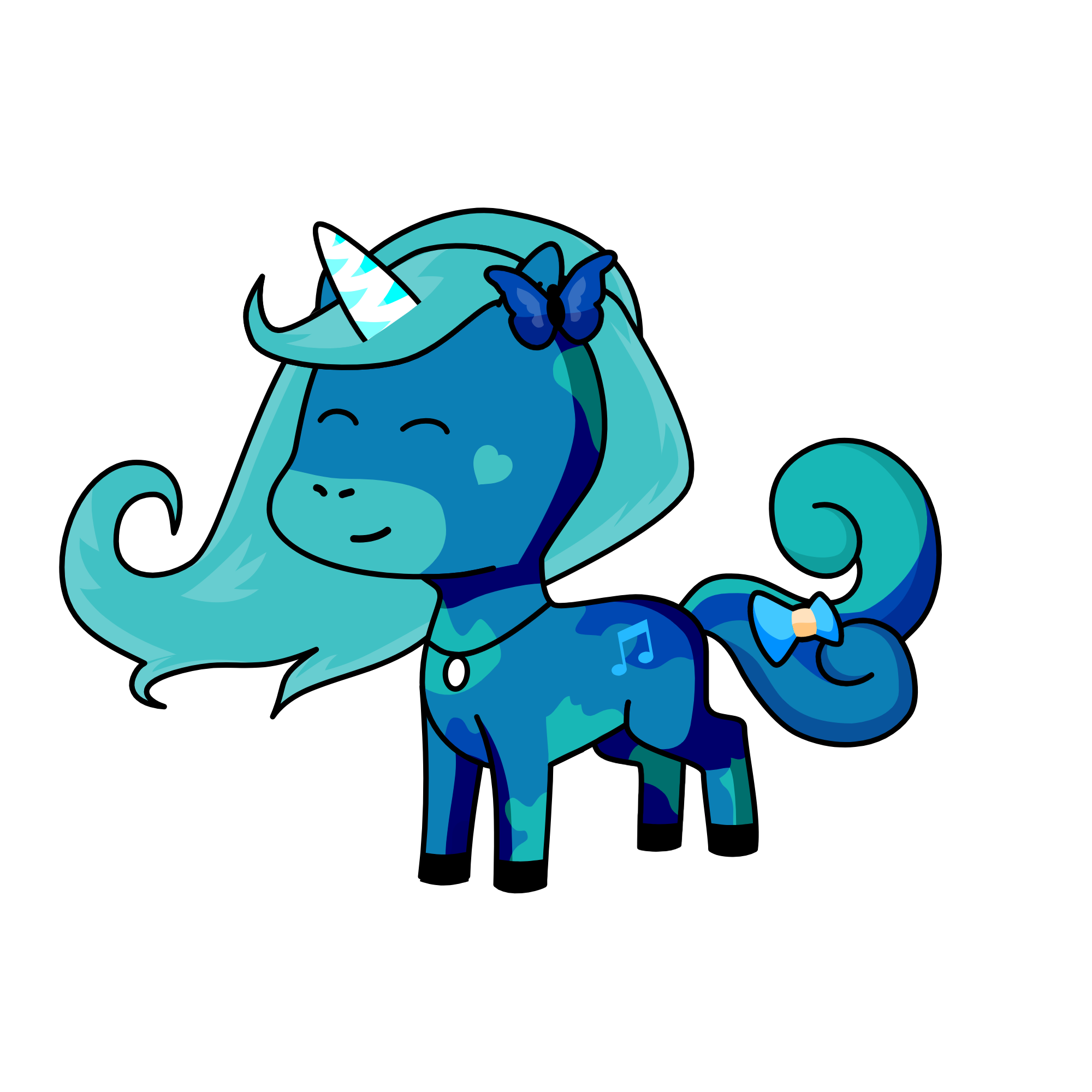 night girl, the unicorn
