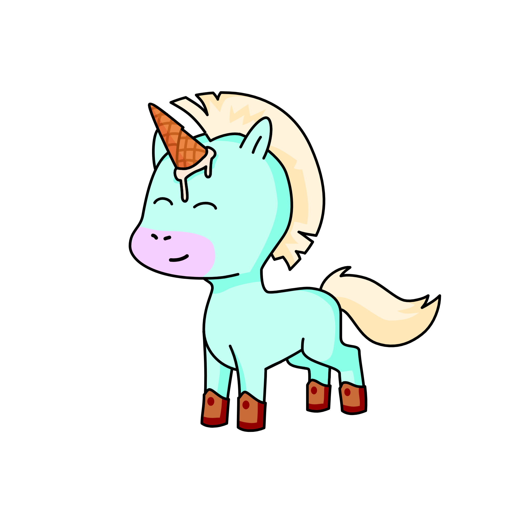 Pistachio, the unicorn