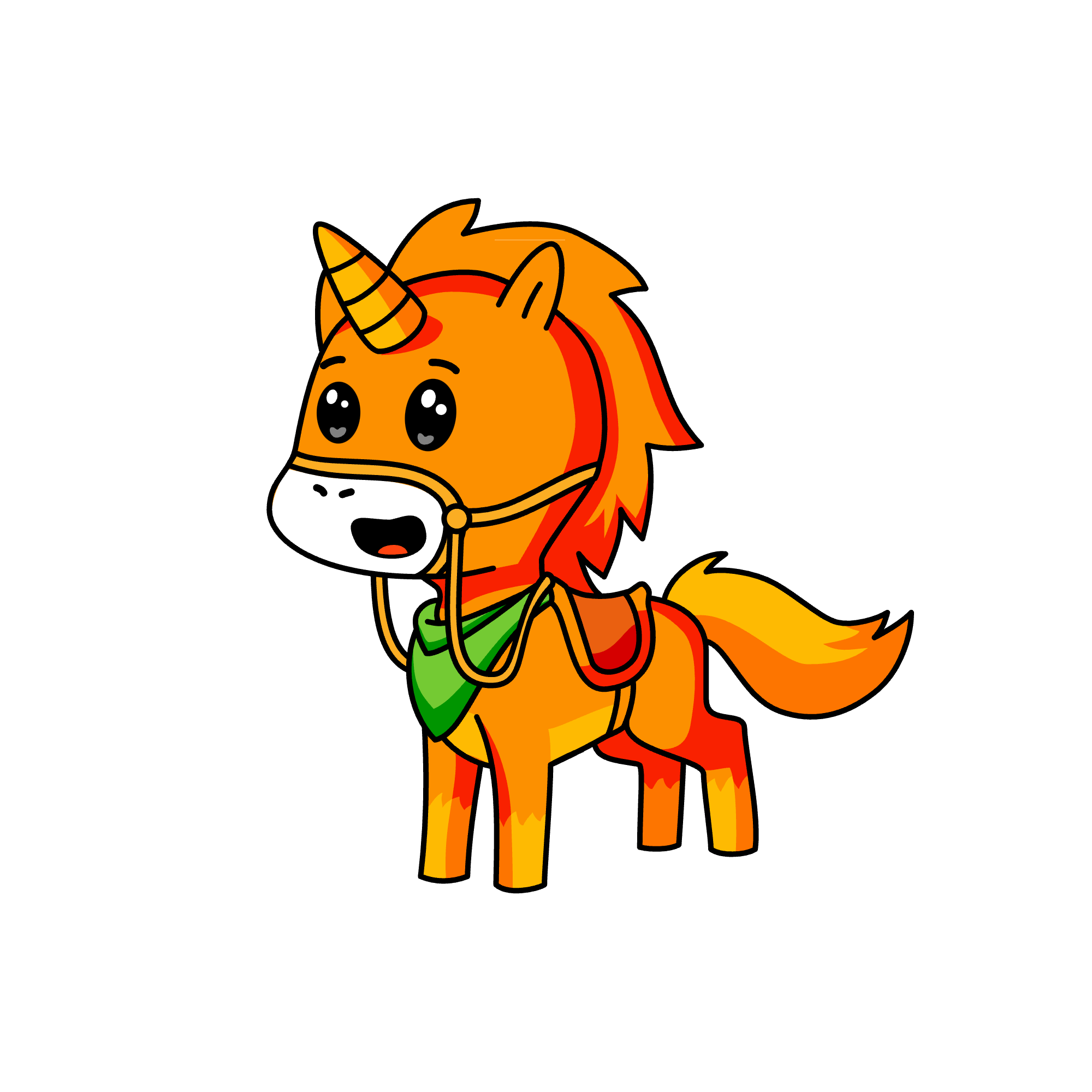 @cookiegod pet, the unicorn