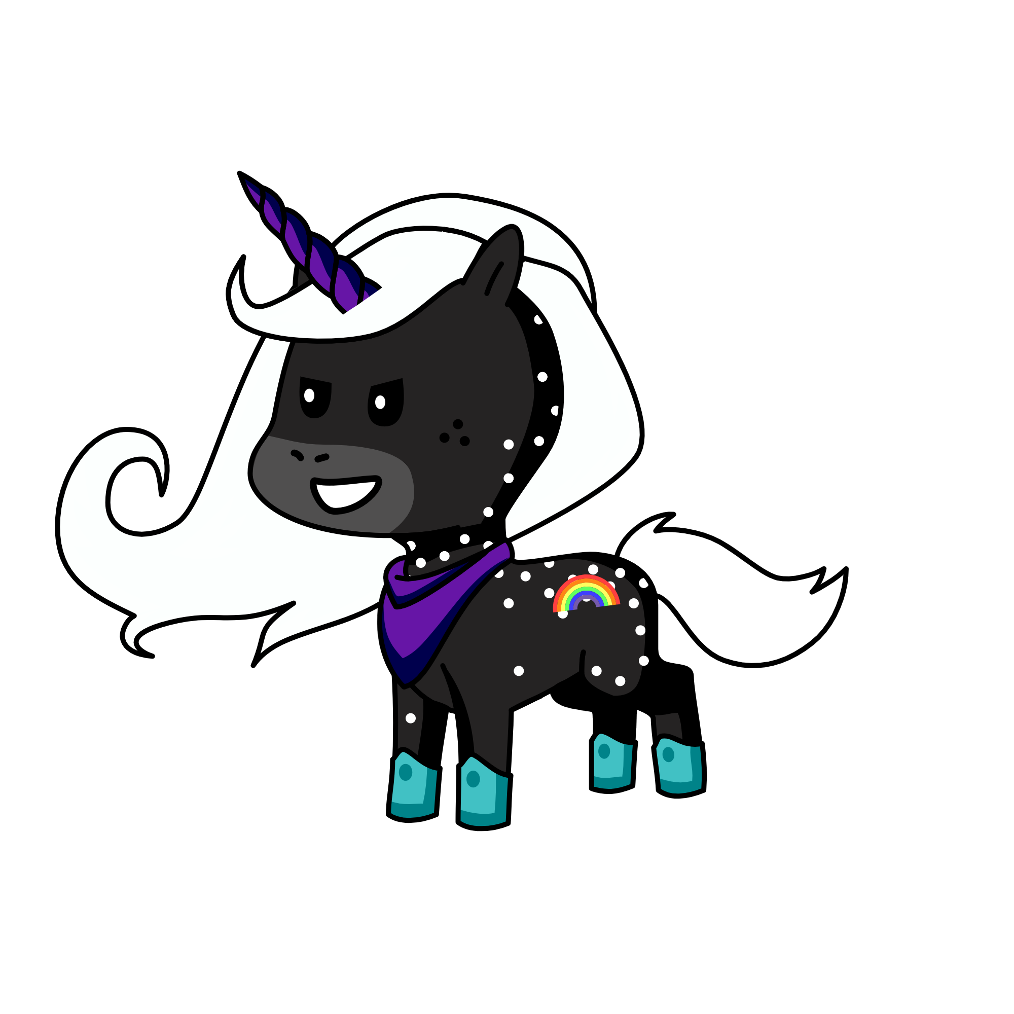 Midnight, the unicorn