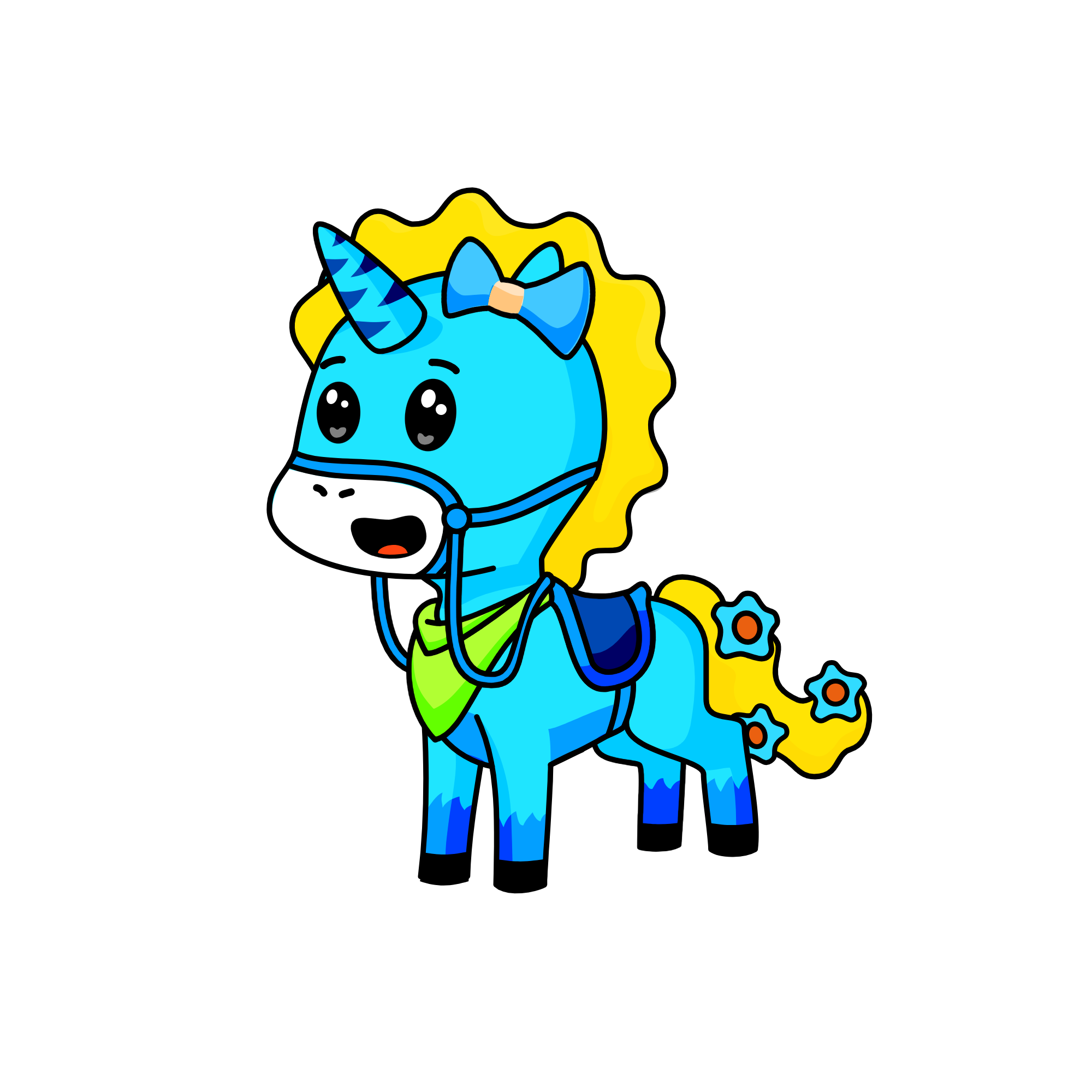 Bluebell, the unicorn