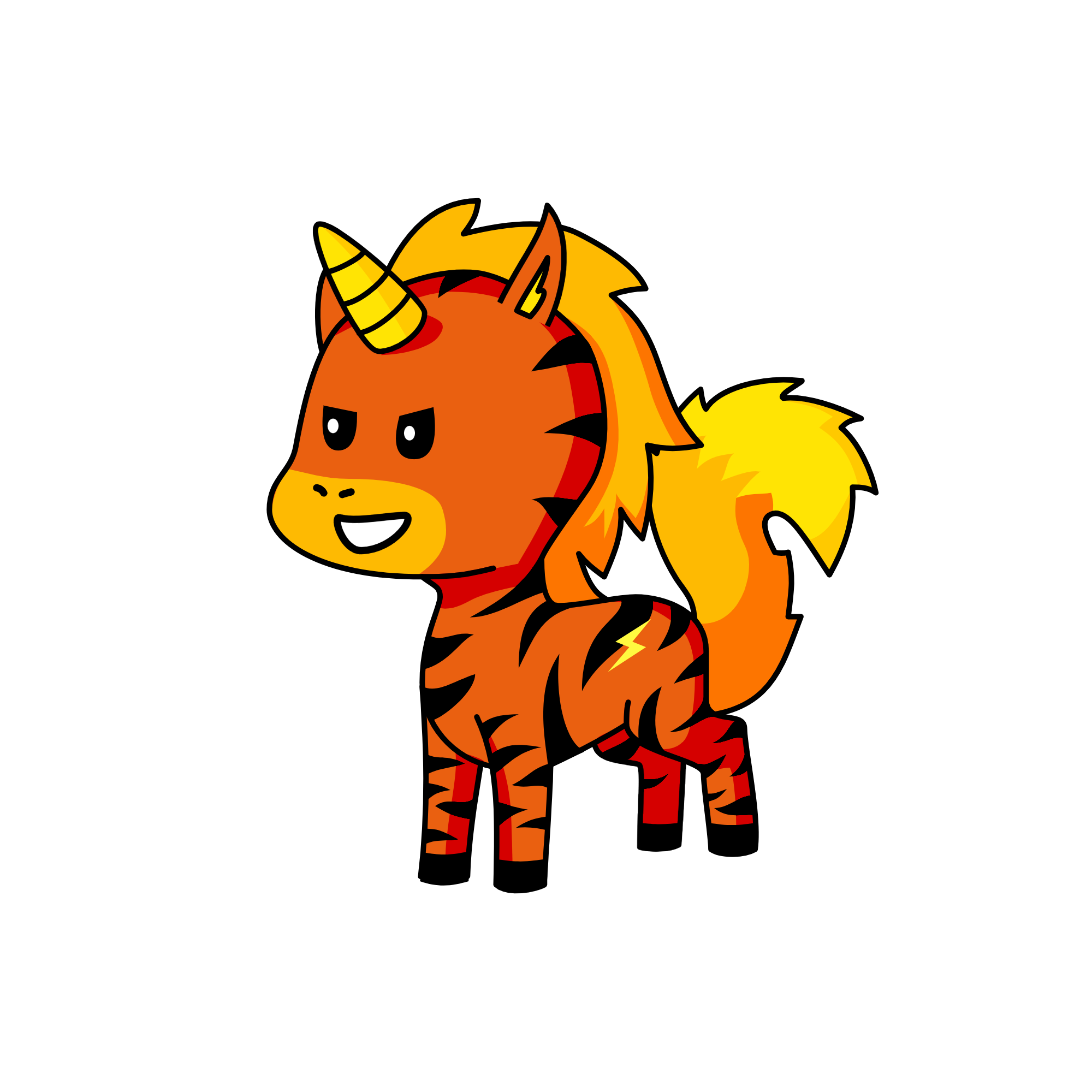 King Tiger Flash, the unicorn