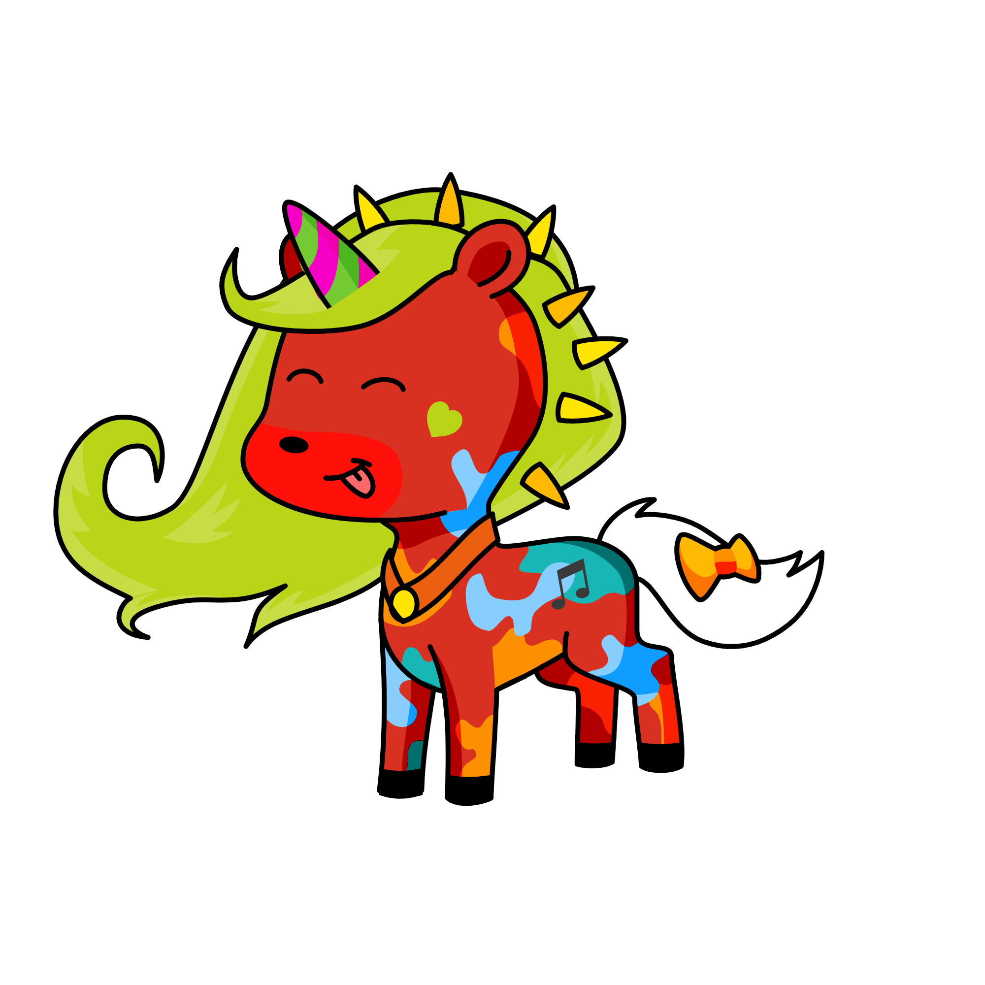 Rubia, the unicorn