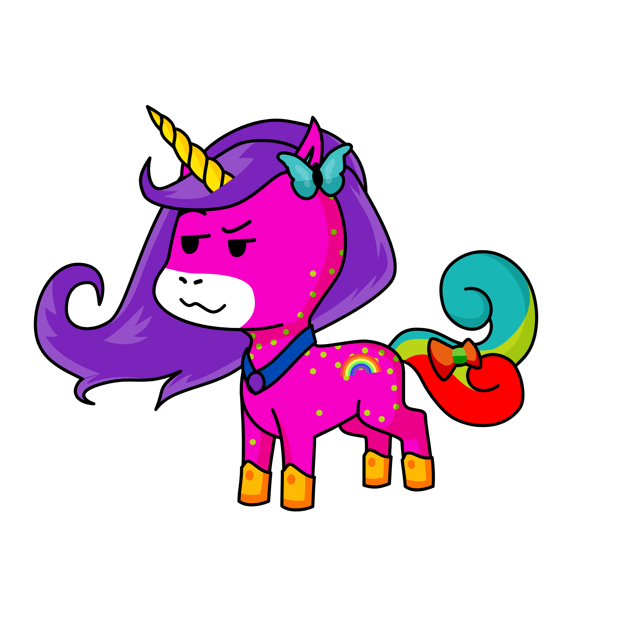 fluttershy, the unicorn