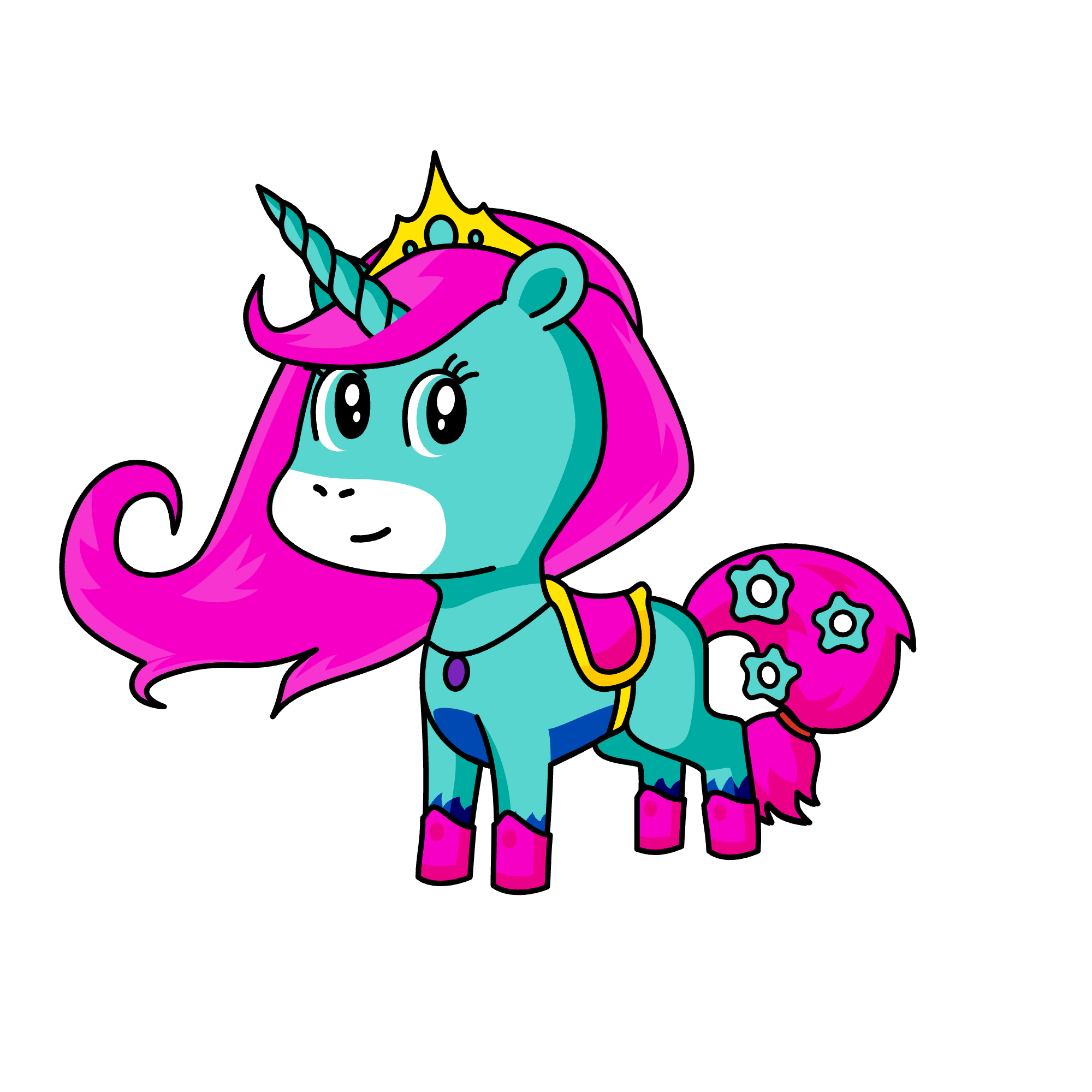 Sparkles , the unicorn