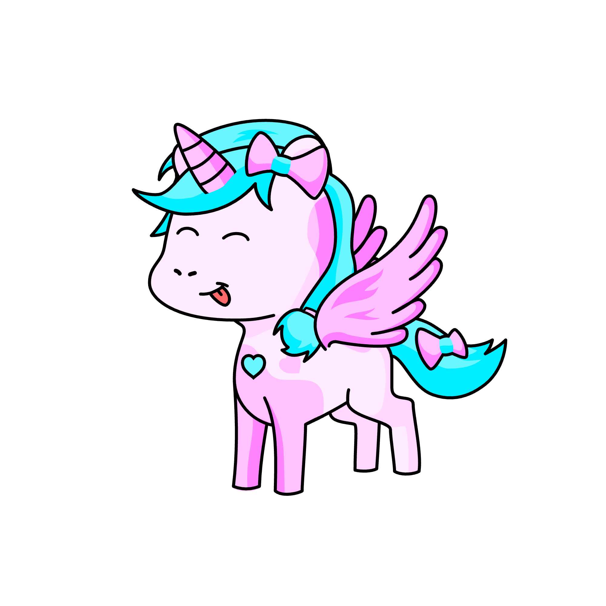 Bubblegum, the unicorn