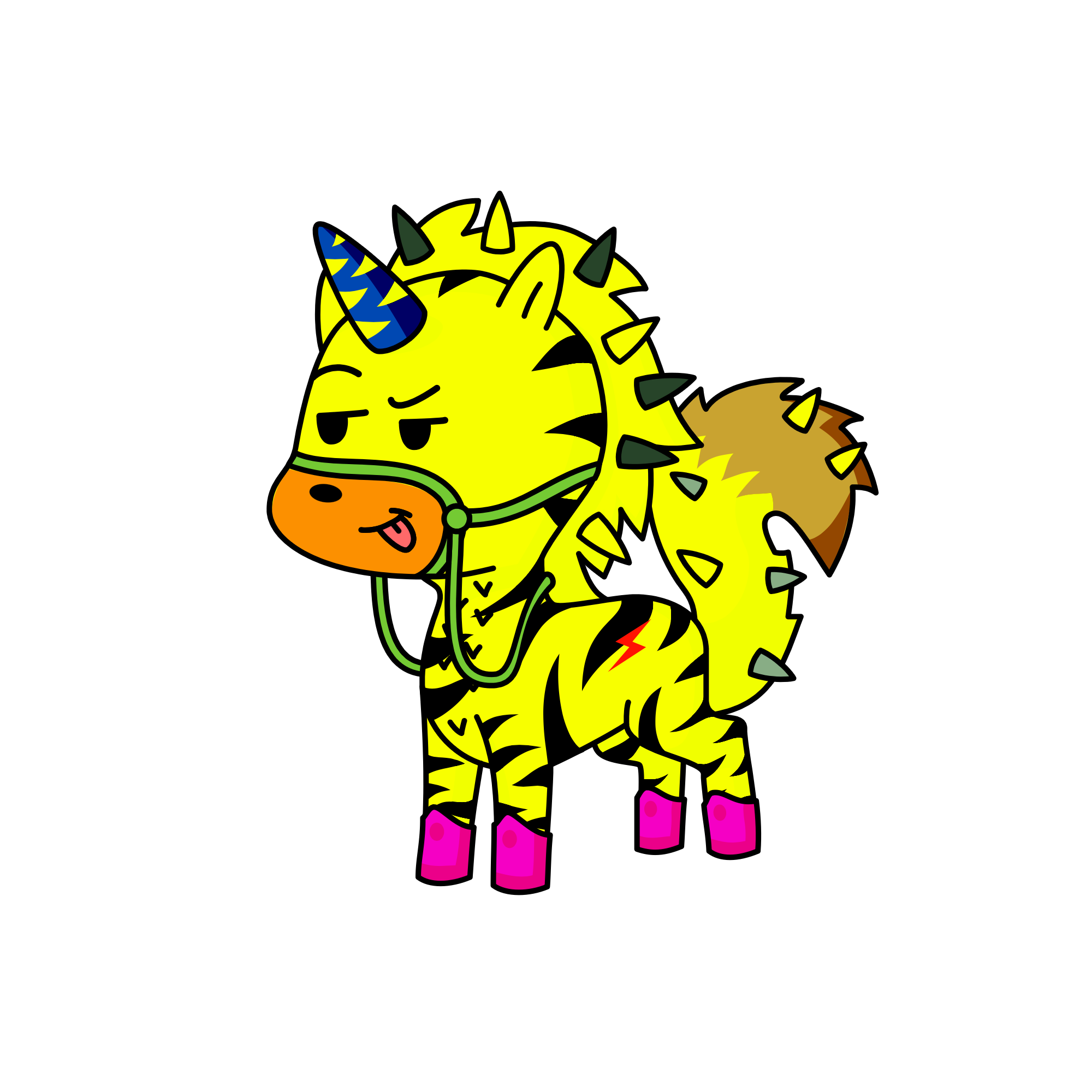 Red poop poo nmiopop, the unicorn