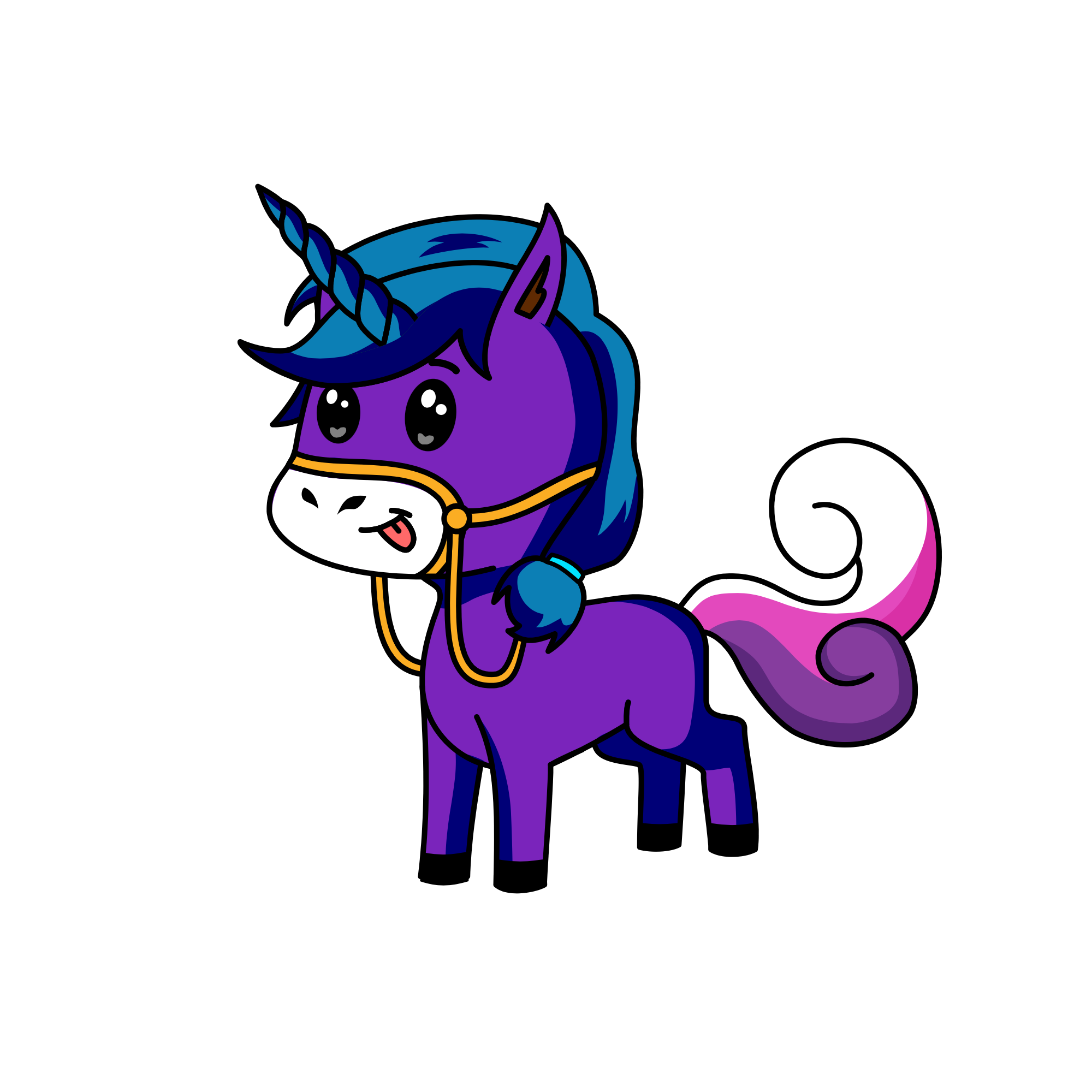 Midnight, the unicorn