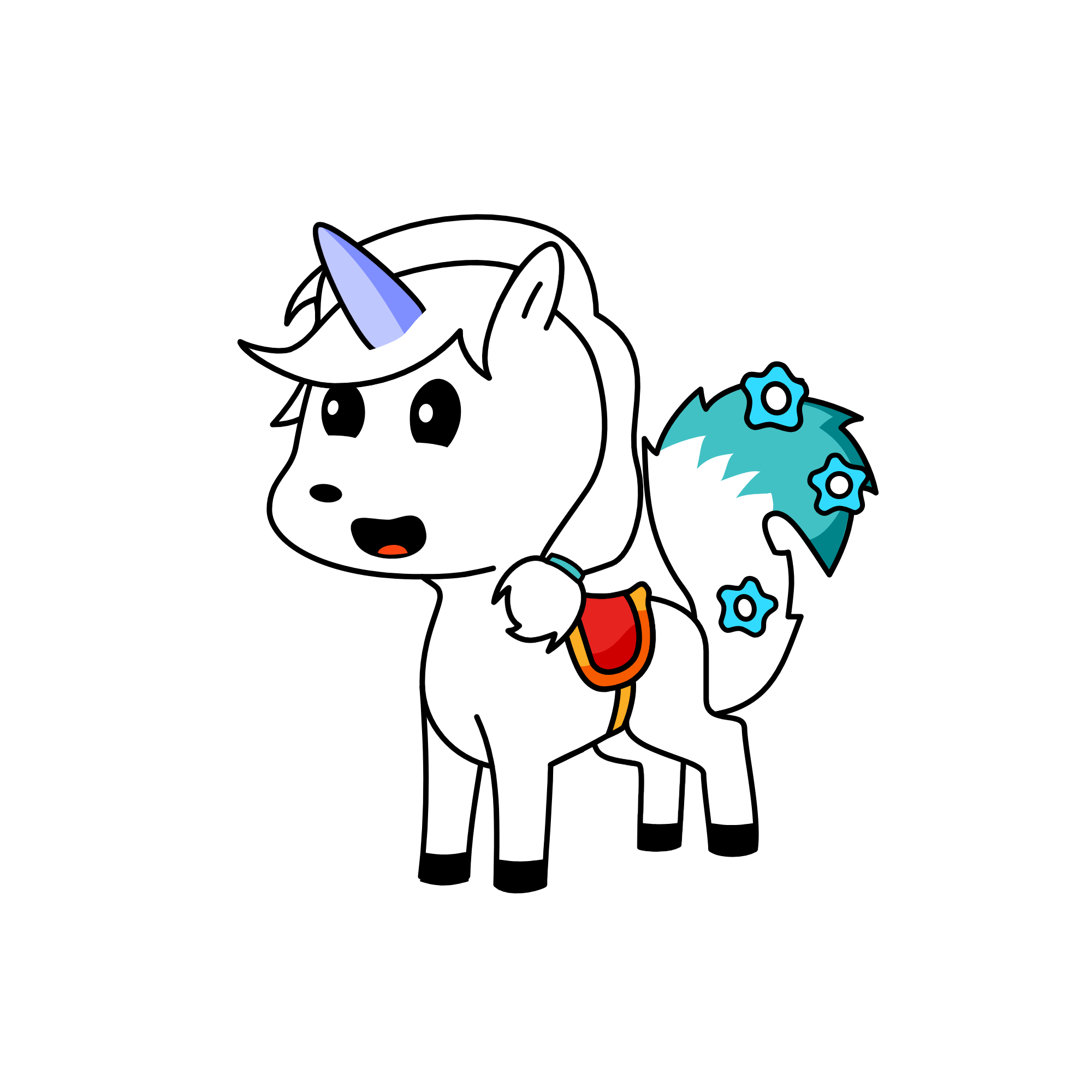 Twinkle Toes, the unicorn
